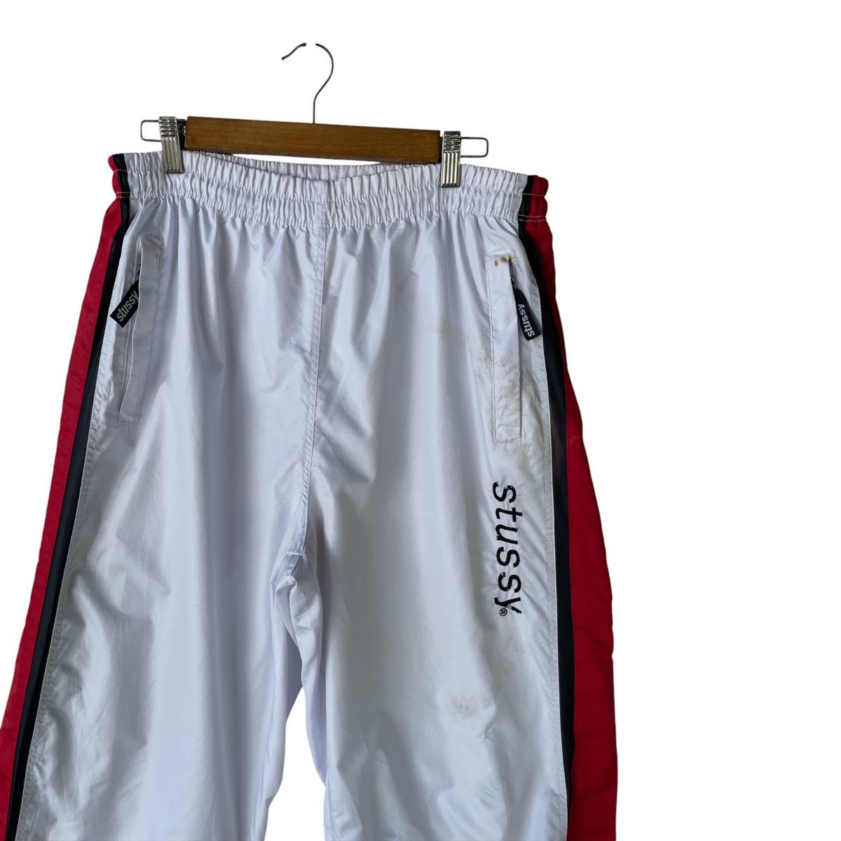 Stussy × Vintage Vintage Stussy Sidetape Style Sweatpant Size US 36 / EU 52 - 3 Thumbnail