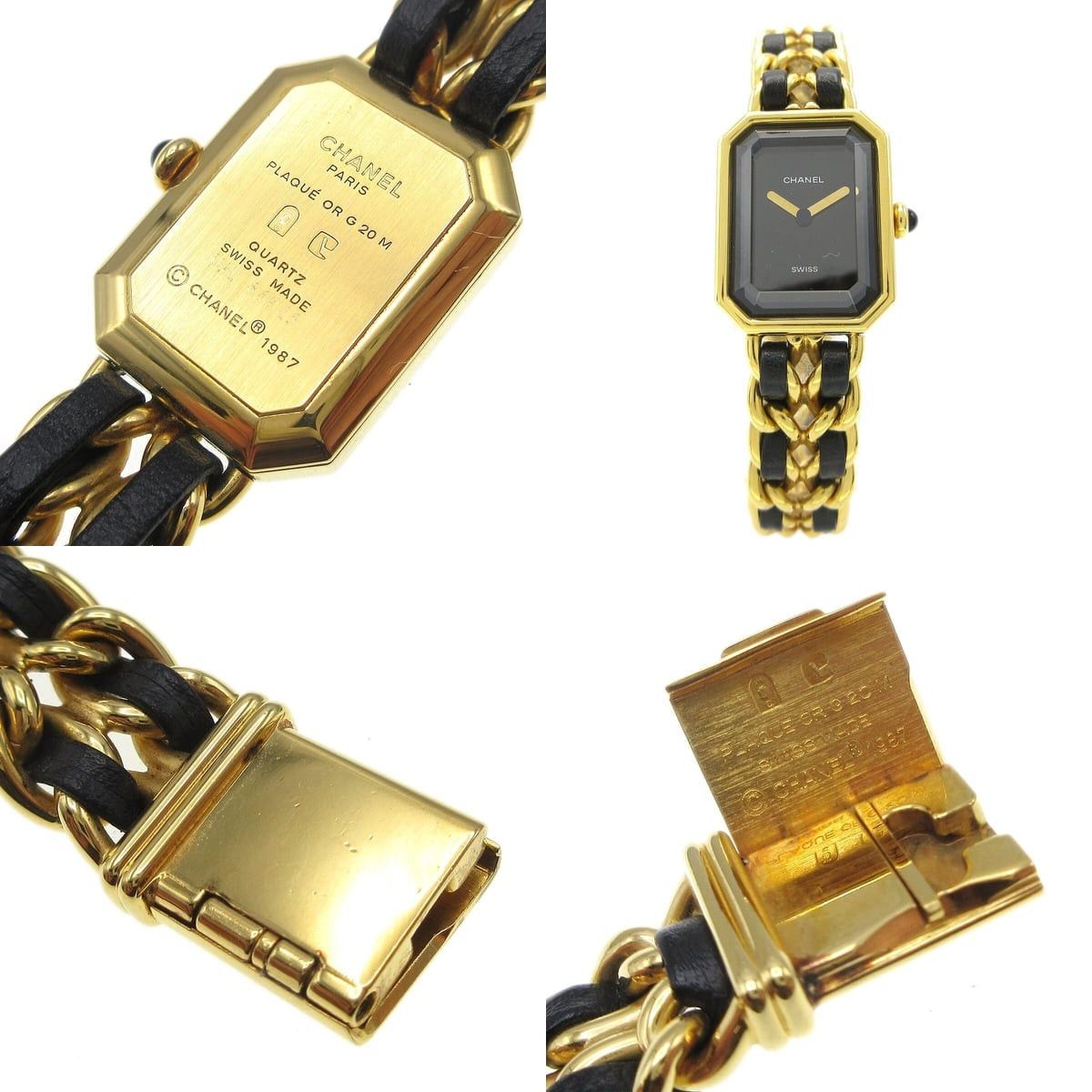 Chanel Chanel Metal And Leather Premiere Rock Quartz Watch Size ONE SIZE - 3 Thumbnail