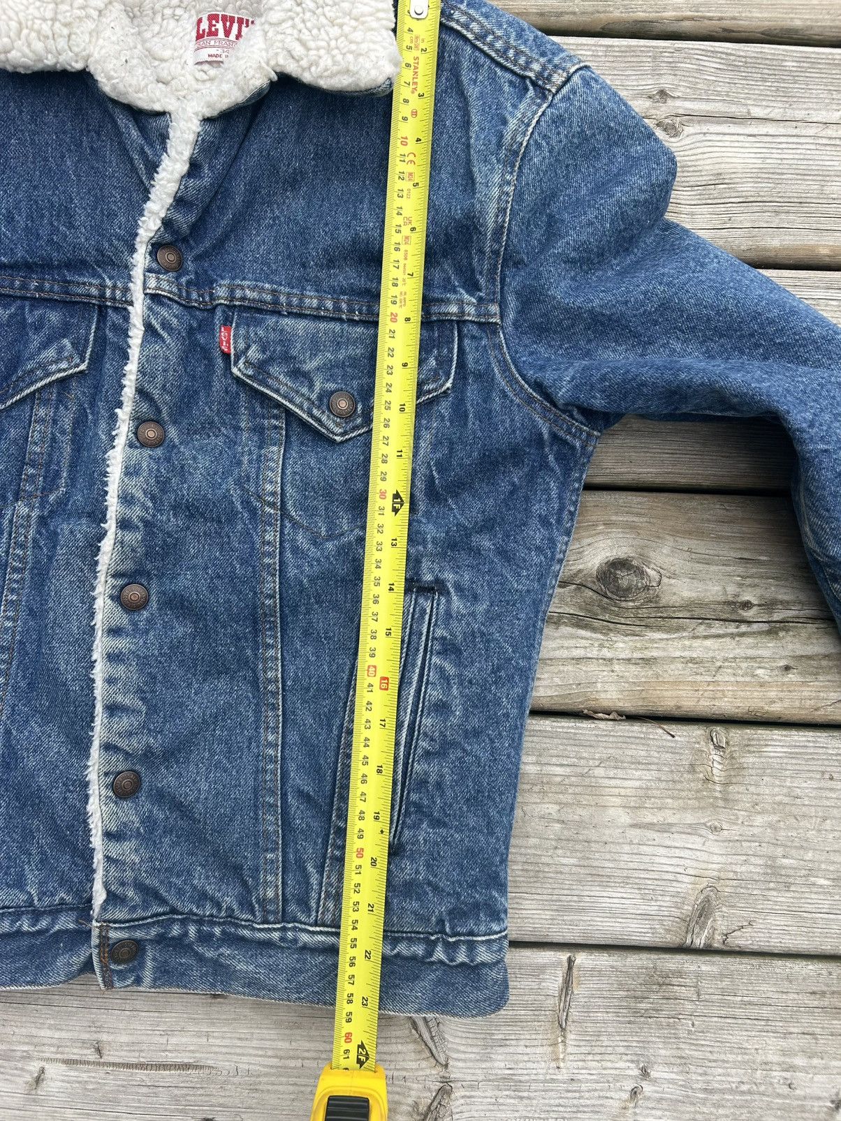 Levi's Vintage Clothing Levi’s Sherpa Lined Denim Trucker Jacket Vintage Faded Blue Size US S / EU 44-46 / 1 - 4 Thumbnail
