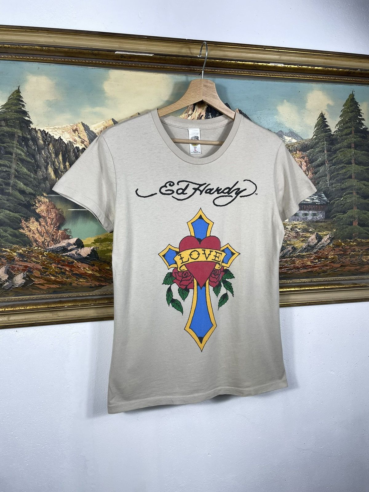 Christian Audigier × Ed Hardy × Vintage Ed Hardy Retro 00s Tees Short Sleeve Affliction Grunge Cyber Size US S / EU 44-46 / 1 - 3 Thumbnail