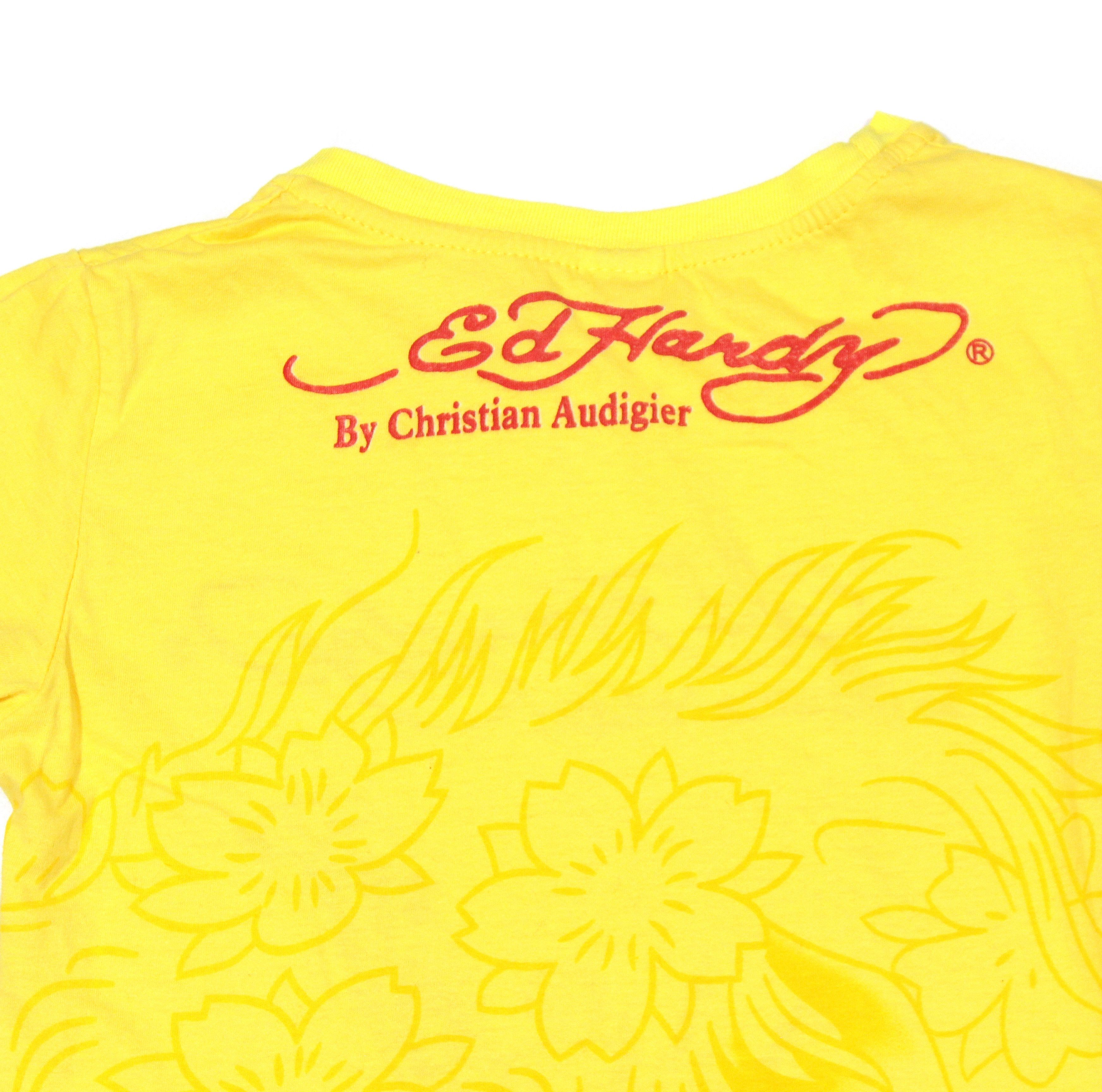 Christian Audigier Y2K Big Logo T-Shirt Vintage Size L / US 10 / IT 46 - 6 Thumbnail
