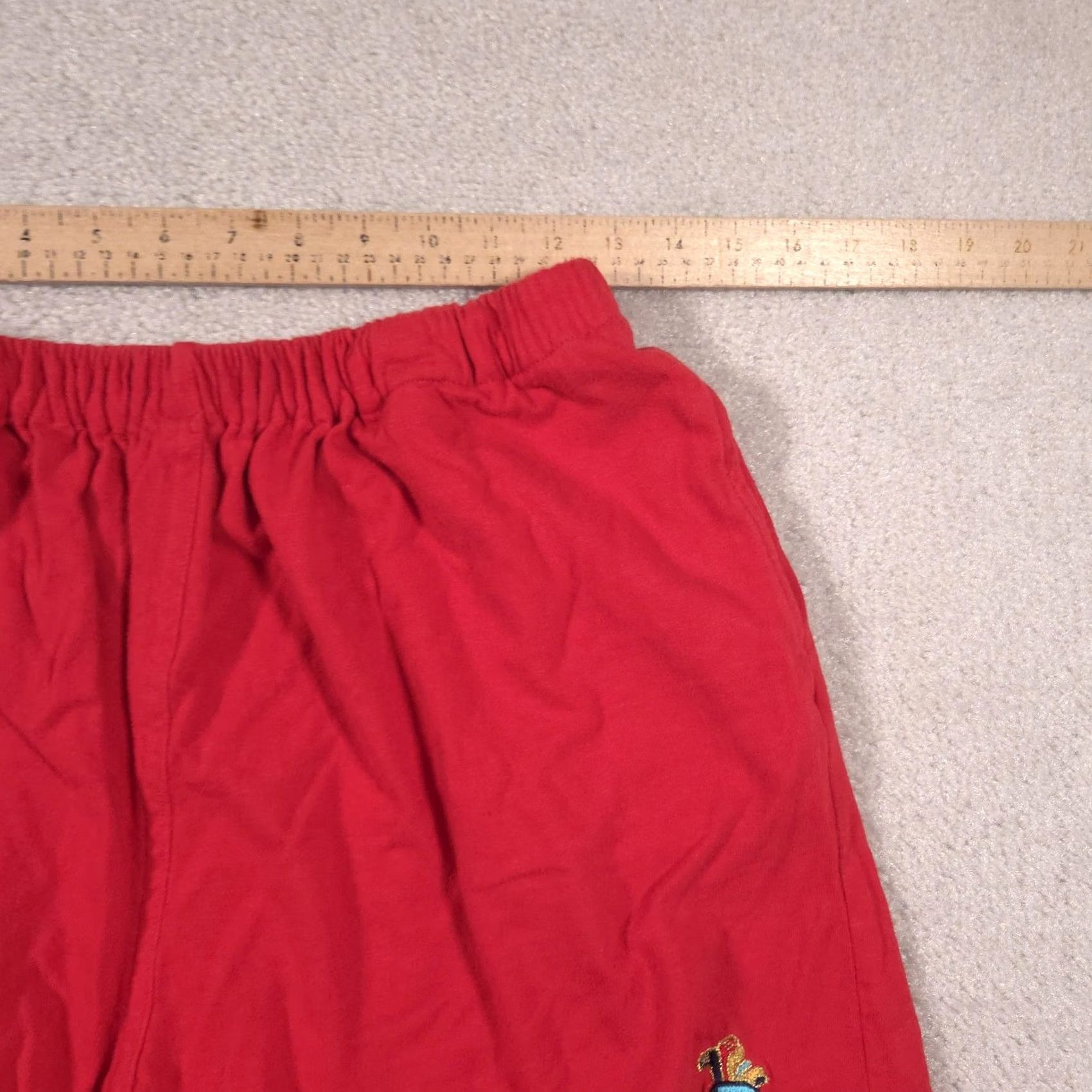 Vintage Ac-tiv-ology Shorts Womens Large Red Sweat Elastic Waist Embroidered Golf Size 36" / US 14 / IT 50 - 7 Thumbnail