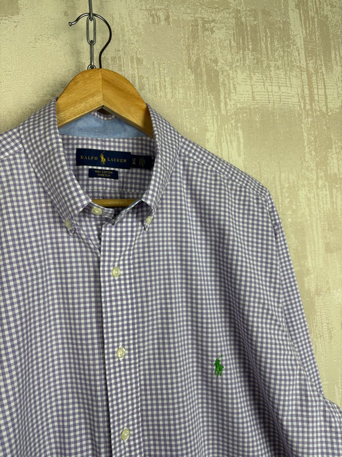 Ralph Lauren Ralph Lauren Check Long Sleeve Shirt Size Large Tall (LT) Size US L / EU 52-54 / 3 - 4 Thumbnail