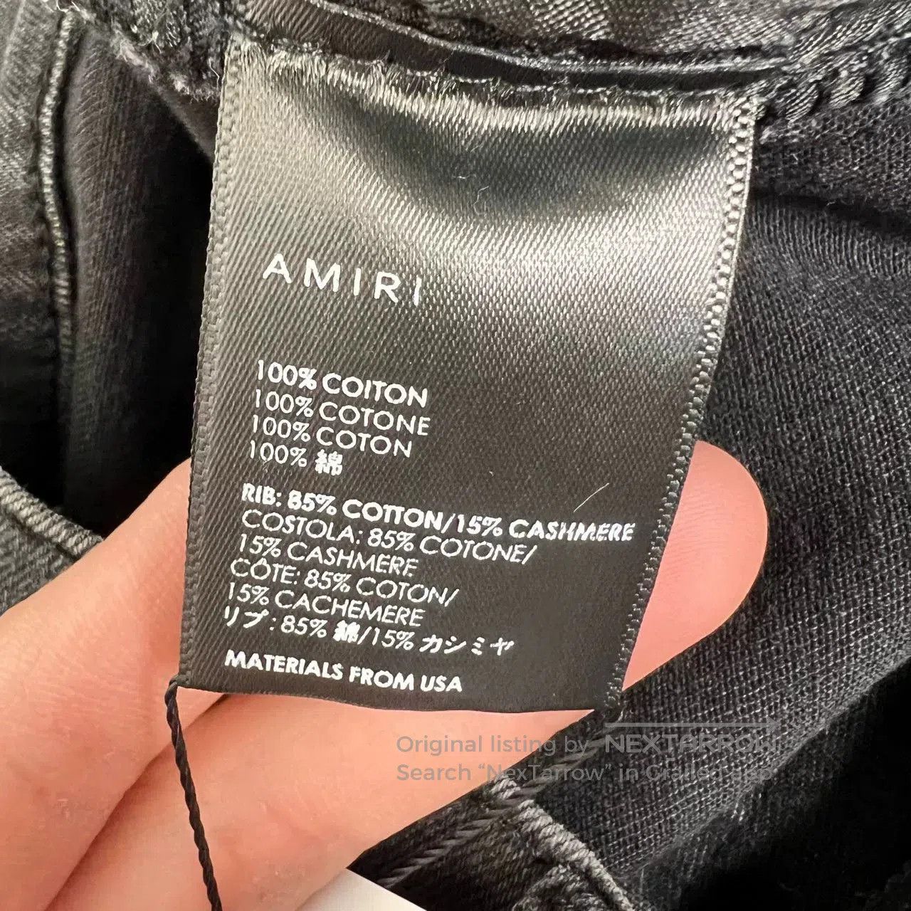 Amiri Amiri Black Distressed Denim Jeans. Size US 28 / EU 44 - 6 Thumbnail