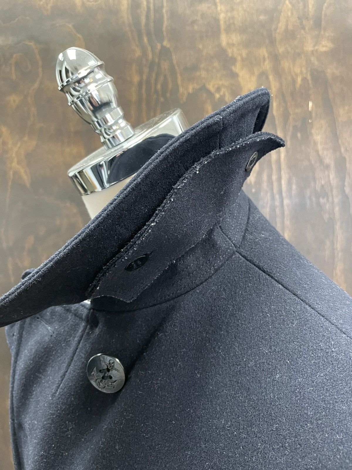 RRL Ralph Lauren Melton Wool Peacoat Size US XL / EU 56 / 4 - 4 Thumbnail