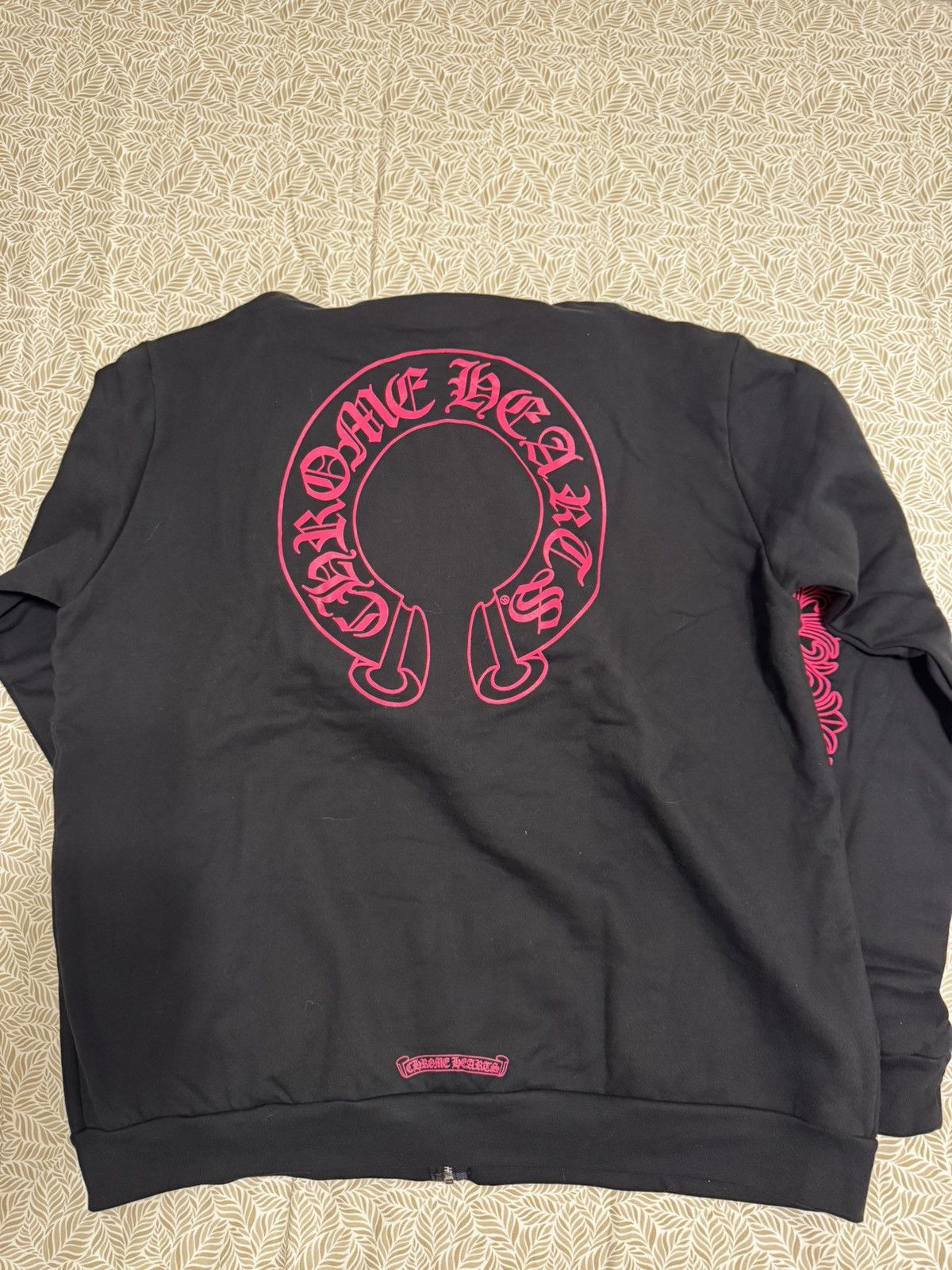 Chrome Hearts Chrome Hearts Black / Pink Horse Zip Up XL Size US XL / EU 56 / 4 - 14 Thumbnail