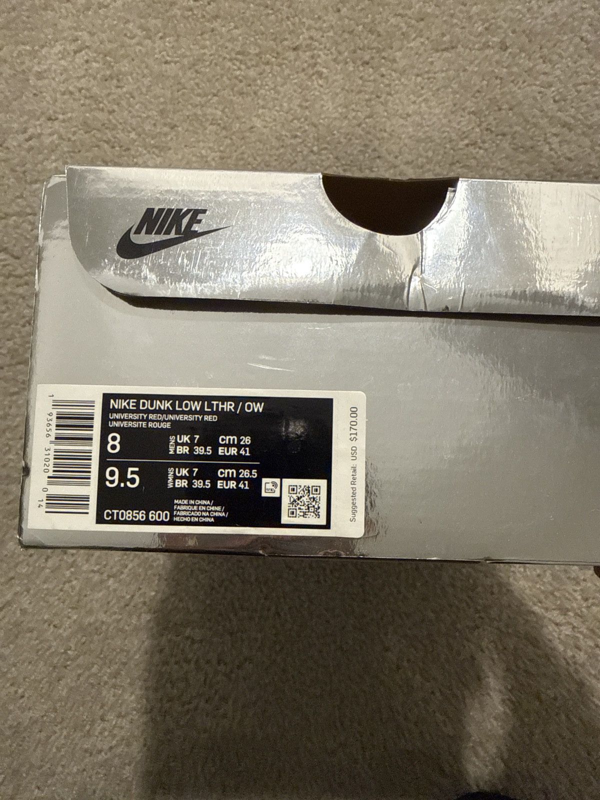 Nike × Off-White Off White Dunk Low Size US 8 / EU 41 - 8 Thumbnail