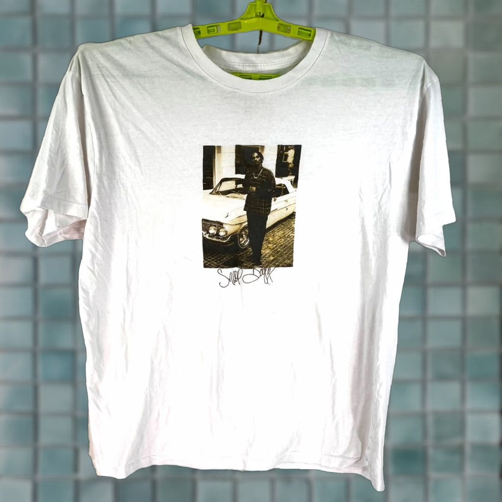 Vintage Snoop Dogg Shirt Adult L White Murder Was The Case Death Row Records Mens T-Shirt Size US L / EU 52-54 / 3 - 1 Thumbnail