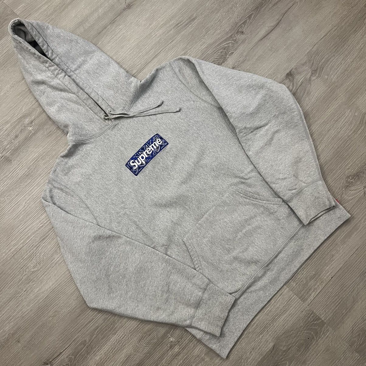 Supreme Supreme bandana box logo hoodie | Grailed
