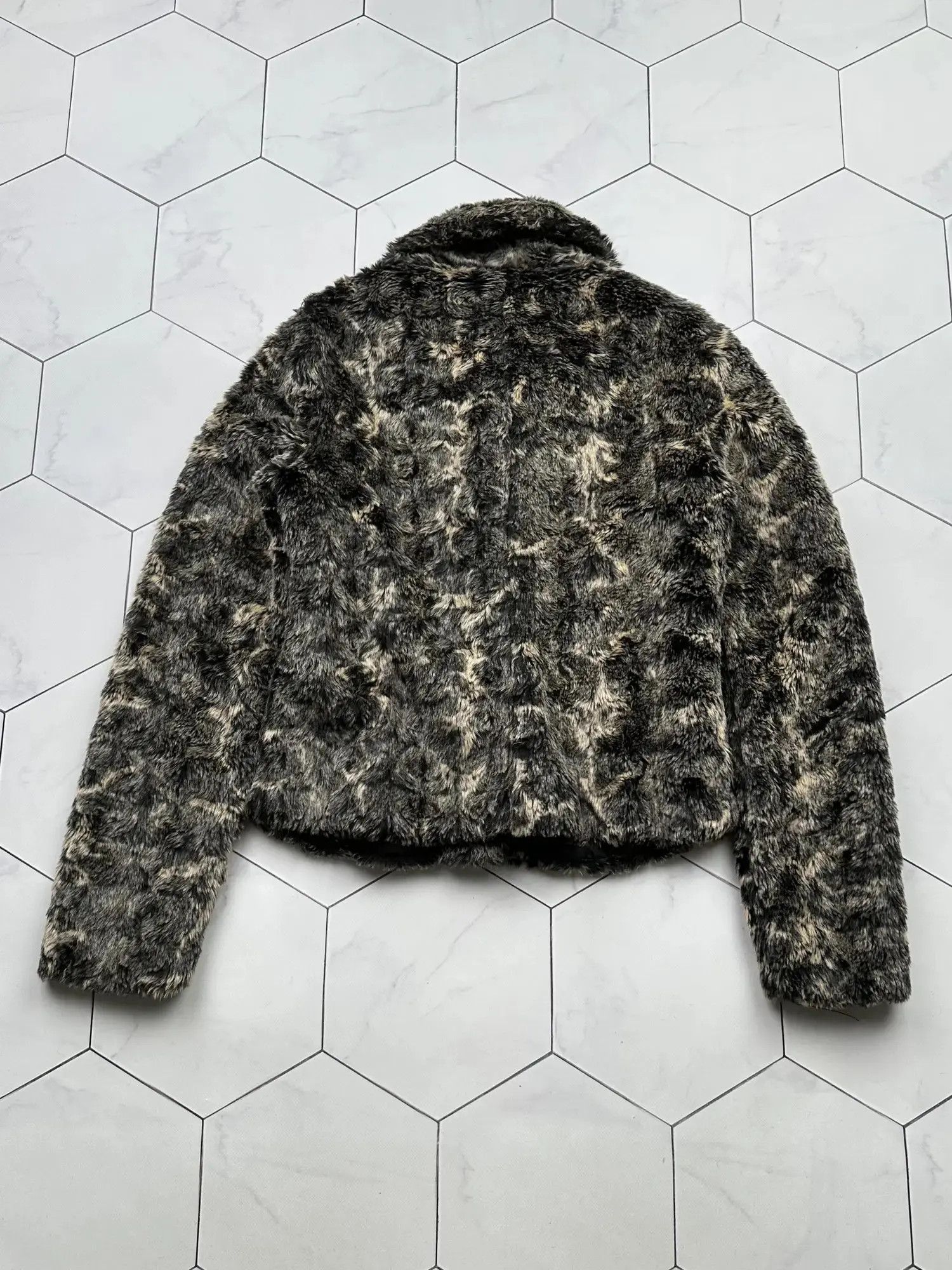 Japanese Brand Vintage Faux Fur Cropped Jacket (B444)D15E2 Size S / US 4 / IT 40 - 5 Thumbnail