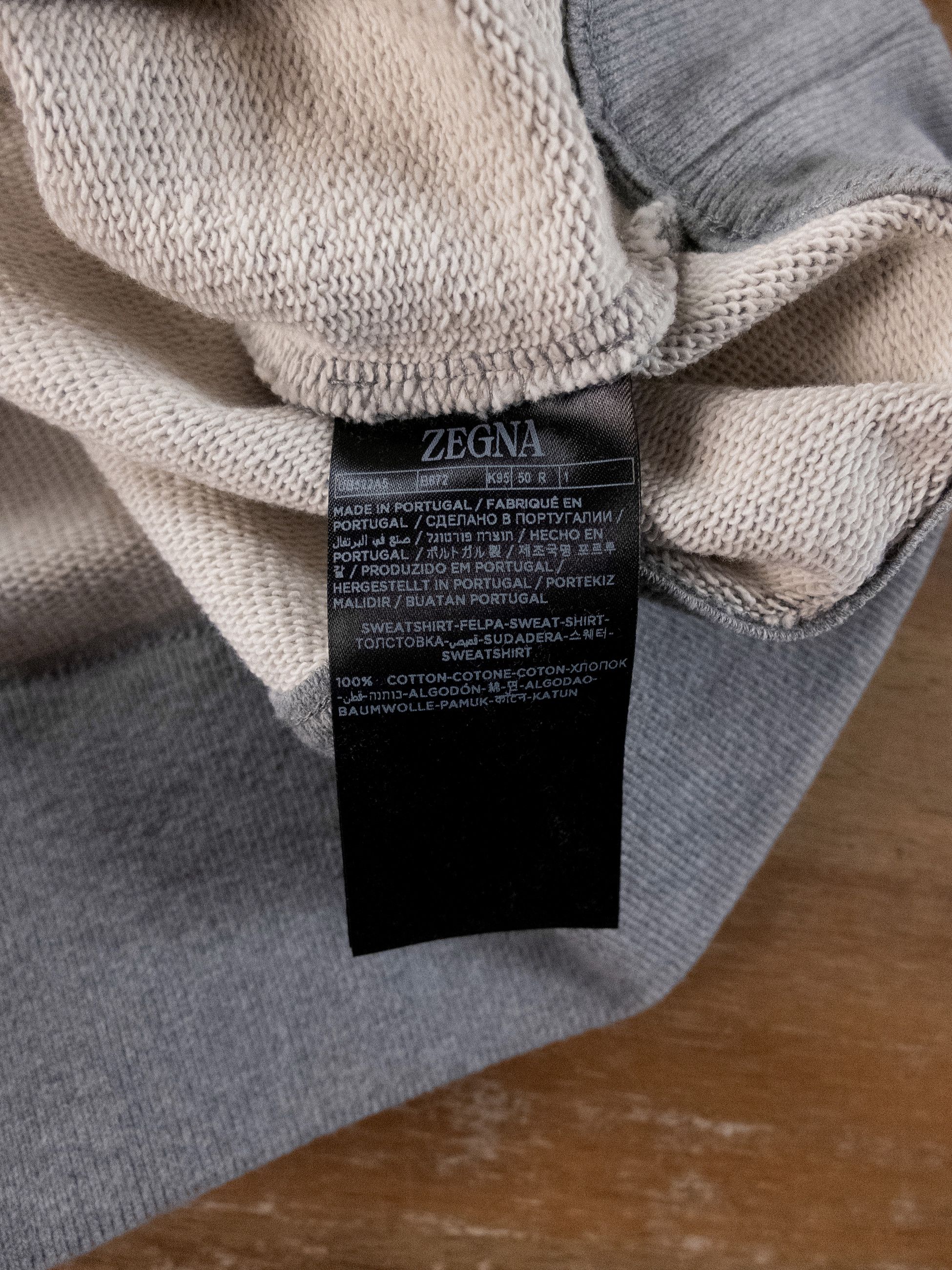 Ermenegildo Zegna ZEGNA #UseTheExisting gray loose fit sweatshirt Medium / 50 Size US M / EU 48-50 / 2 - 9 Thumbnail