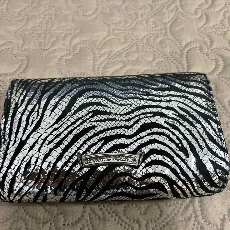 Chrome Hearts CH Metallic Zebra Dinner Purse Size ONE SIZE - 3 Thumbnail