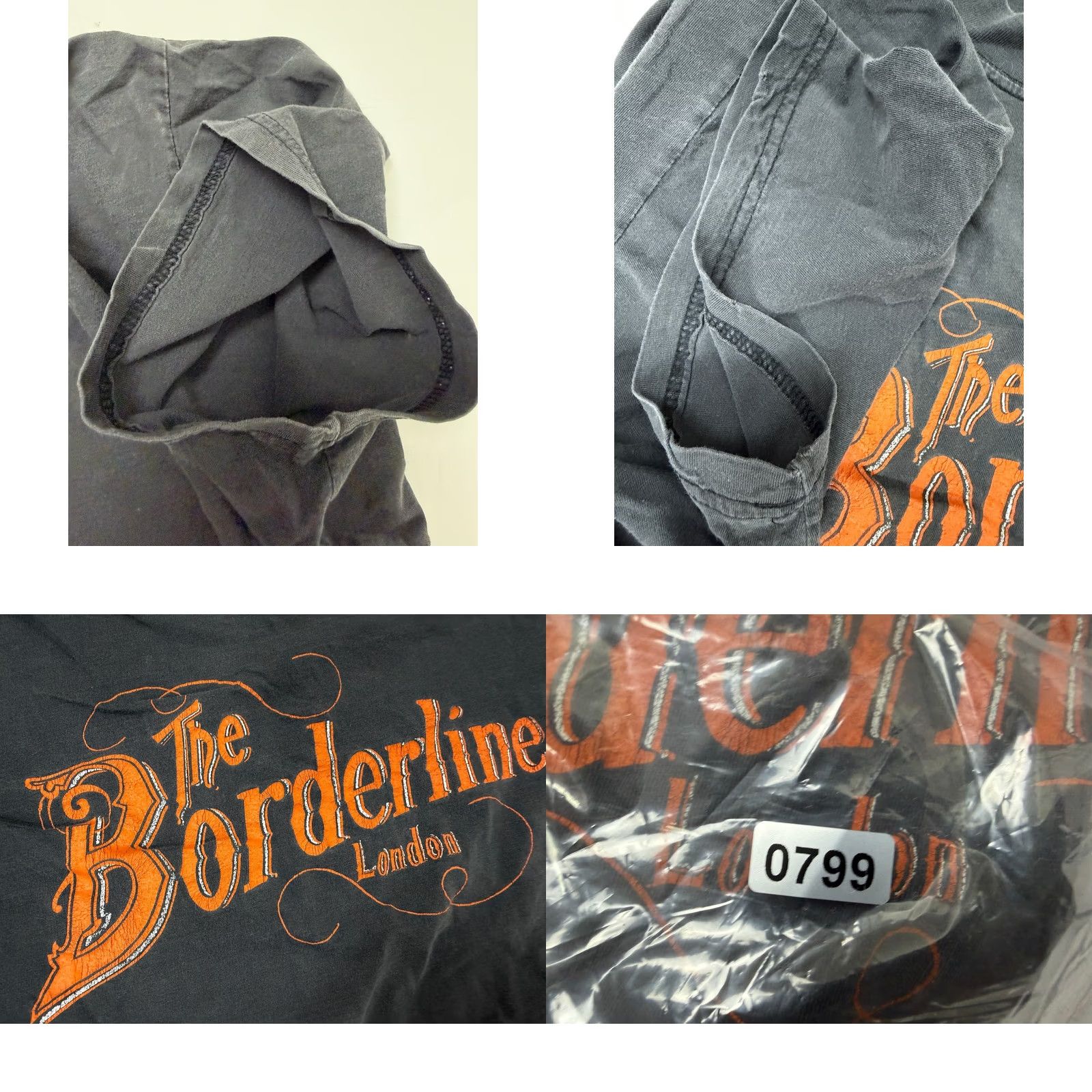 Avenue VINTAGE The Borderline London Shirt XL Concert Grunge Y2K Mens T-Shirt Black 90s Music Streetwear Size US XL / EU 56 / 4 - 10 Thumbnail