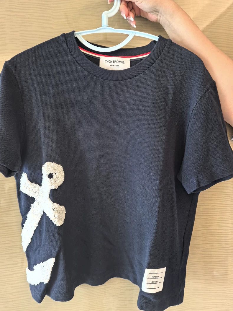 Thom Browne Thom Browne Dark blue short sleeves Size US L / EU 52-54 / 3 - 1 Thumbnail