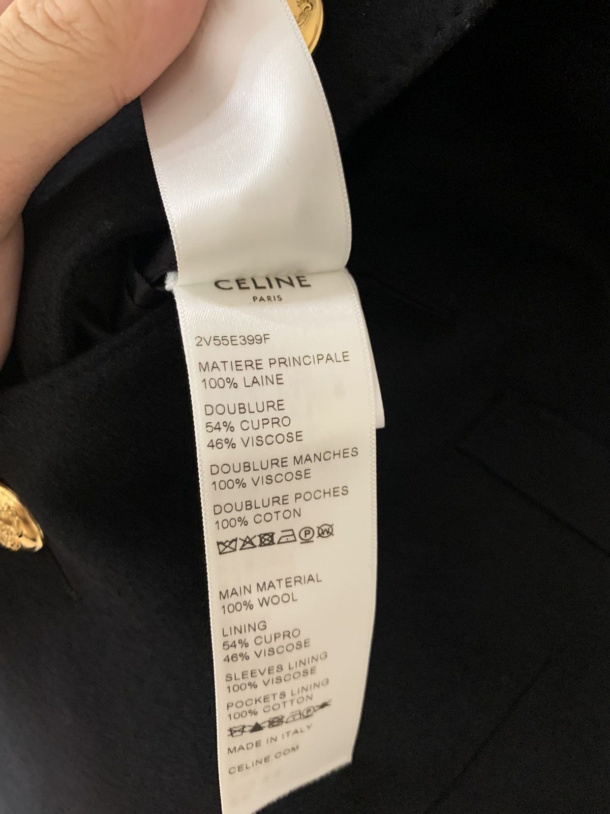 Celine Celine 2021FW Rectangle Spencer jacket Size US S / EU 44-46 / 1 - 6 Thumbnail