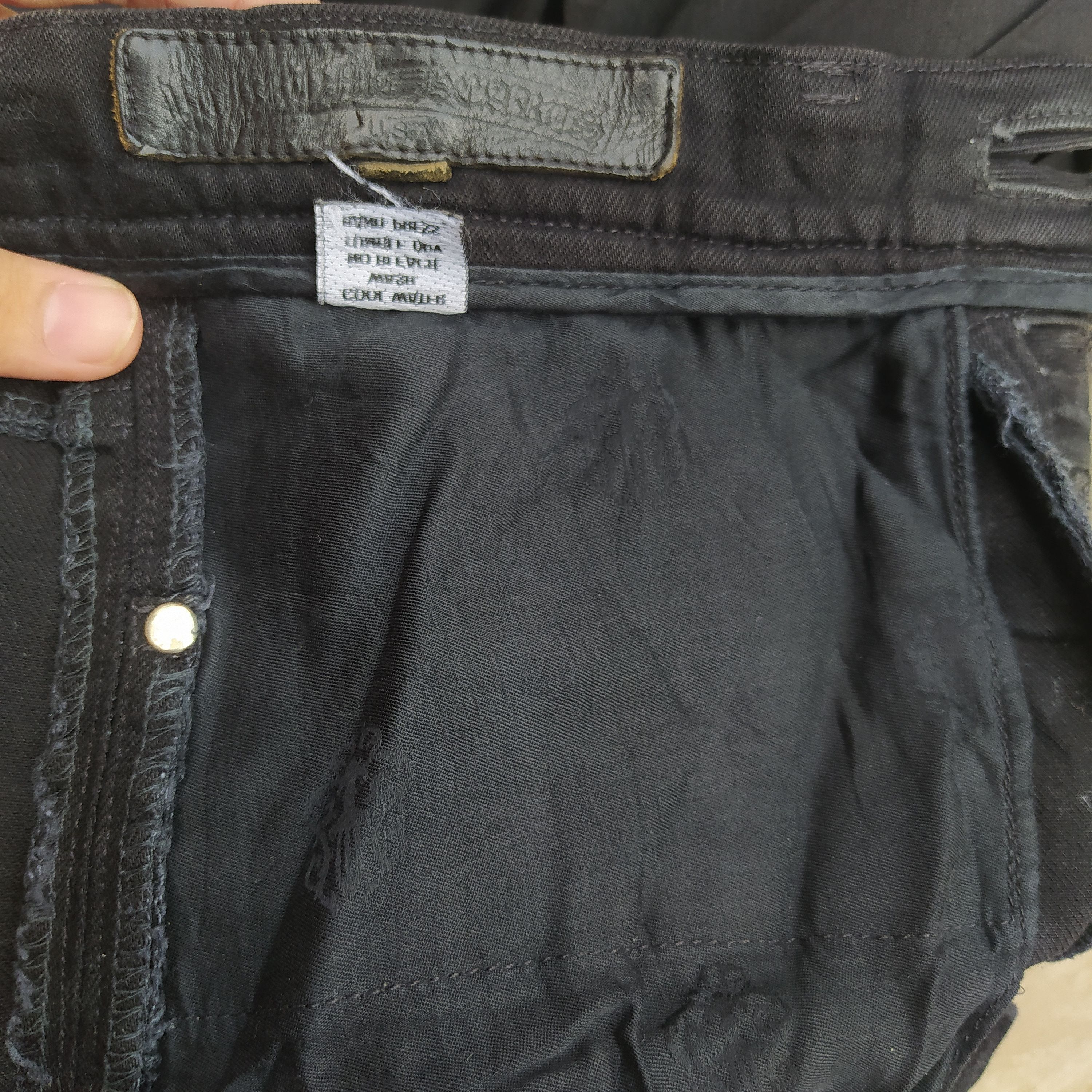 Chrome Hearts Chrome Hearts 90's Fleur Knee jeans Size US 31 - 2 Thumbnail