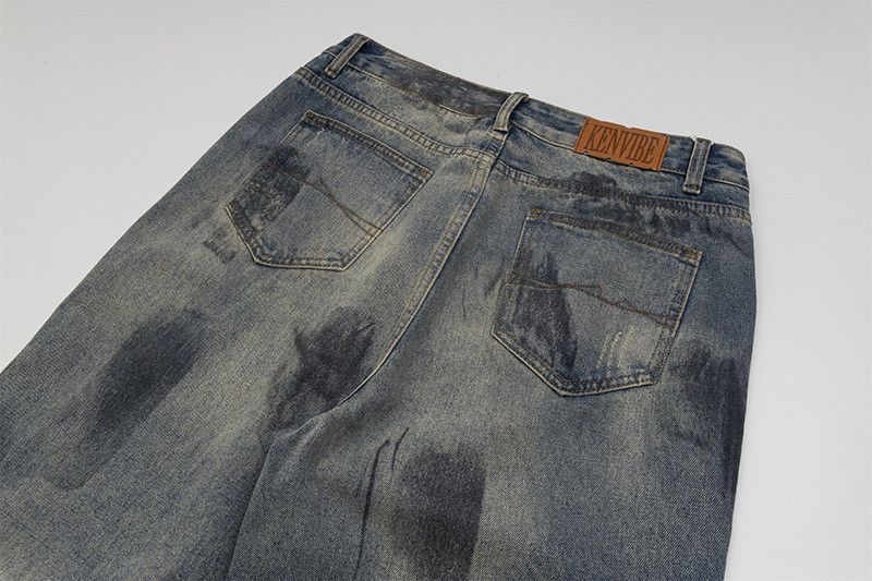Vintage American high street distressed denim jeans for men Size US 32 / EU 48 - 4 Thumbnail