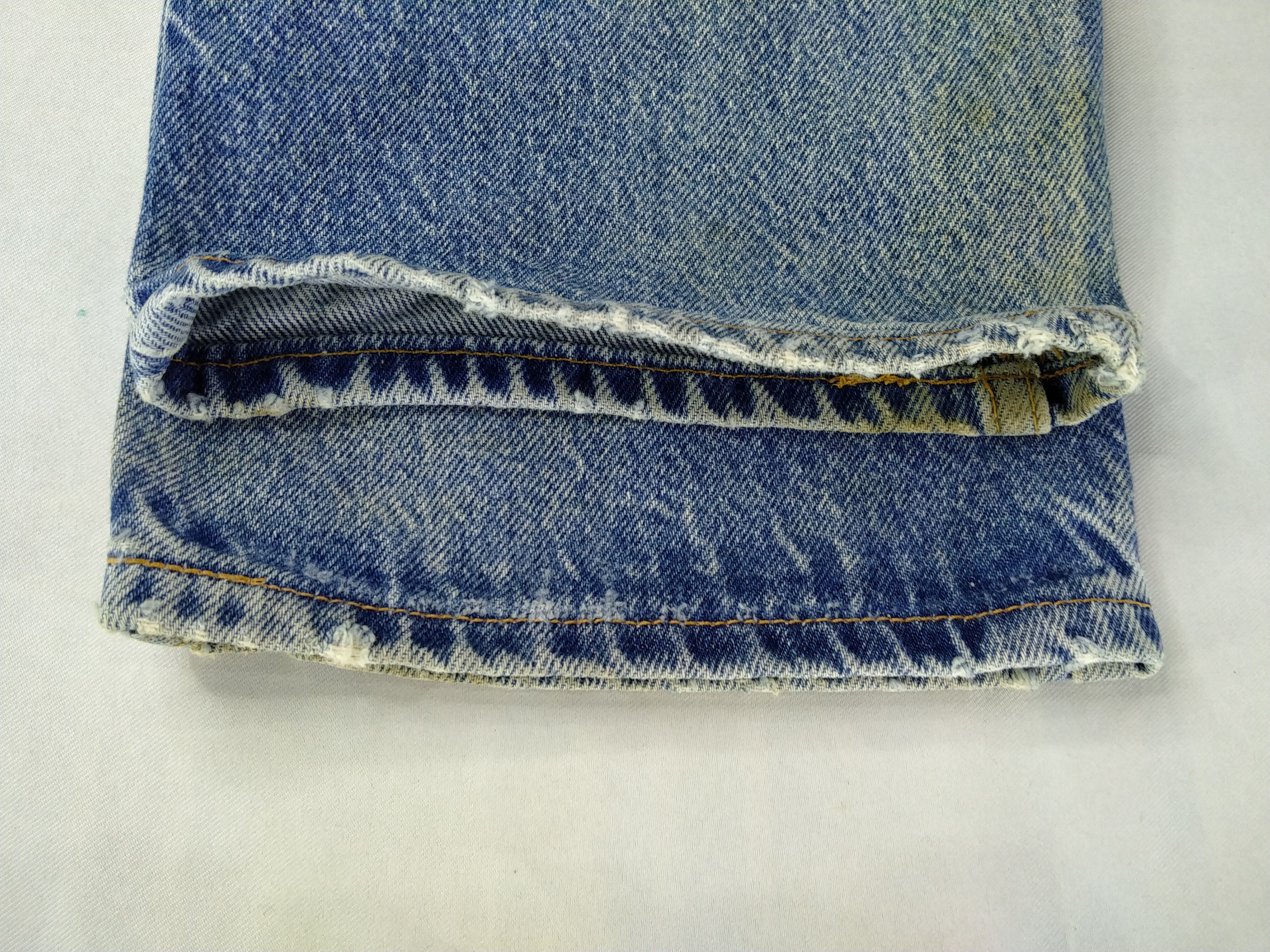 Levi's 90s Dirty Blue Vintage Levi's USA 505 32x29.5 Denim -JN874 Size US 32 / EU 48 - 11 Thumbnail