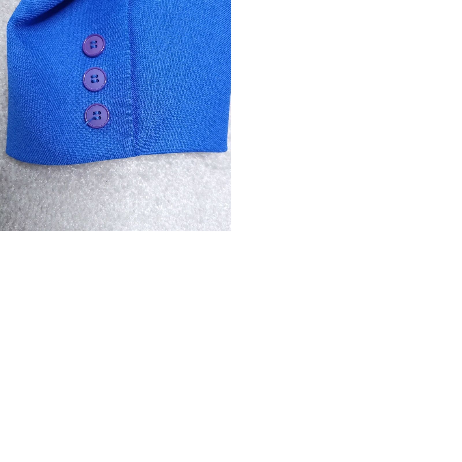 Vintage VINTAGE Haberdashery By Personal 5 Button Blue Blazer Jacket Women's 16 USA Made Jacket Blazer Women 16 Blue USA 80s 90s Classic Mens Womens Girls Size XXL / US 16-18 / IT 52-54 - 9 Thumbnail