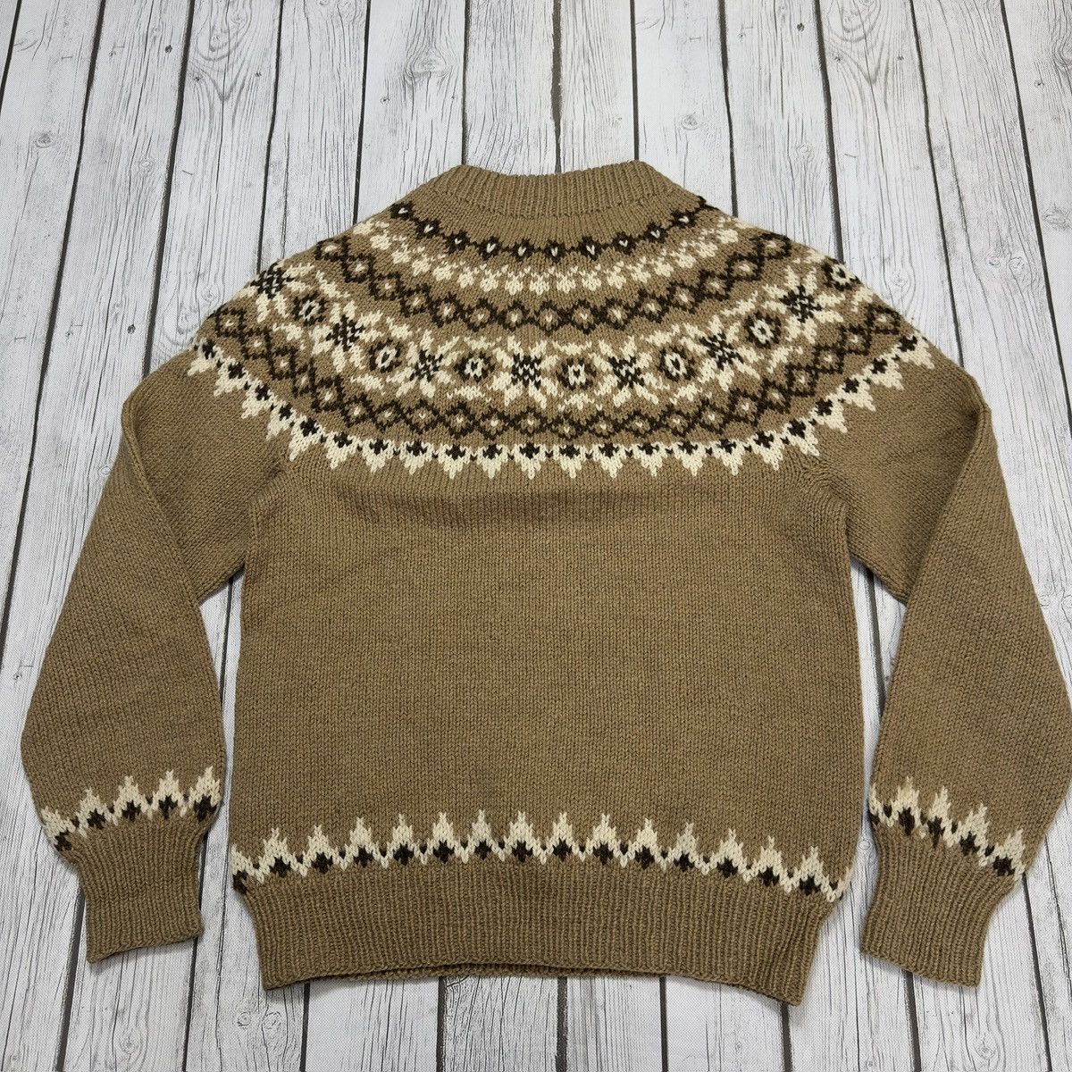 Vintage Vintage Danspin hand knit wool sweater Size US M / EU 48-50 / 2 - 2 Thumbnail