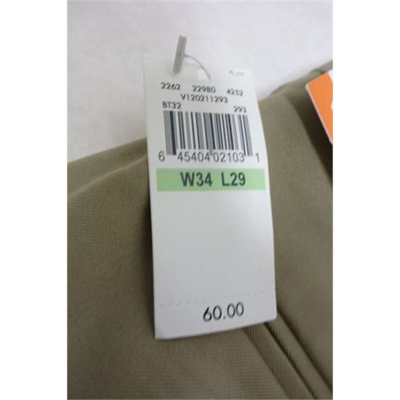 Van Heusen NWT- 3-Pair Mens Slim VanHeusen Slacks S34 Size US 34 / EU 50 - 4 Thumbnail