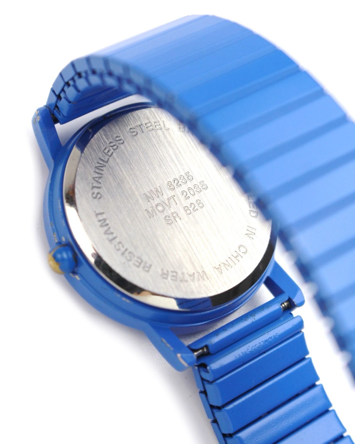 Hysteric Glamour TOSHU FUKAMI WORLD MATE ART WATCH BLUE – PAINT SPLATTER DIAL Size ONE SIZE - 4 Thumbnail