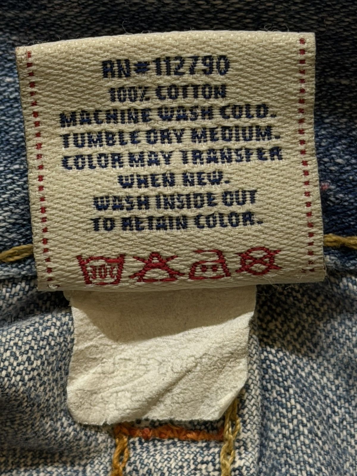 True Religion Vintage 90s Usa True Religion Faded Distress Wide Leg Flare Size US 33 - 8 Thumbnail