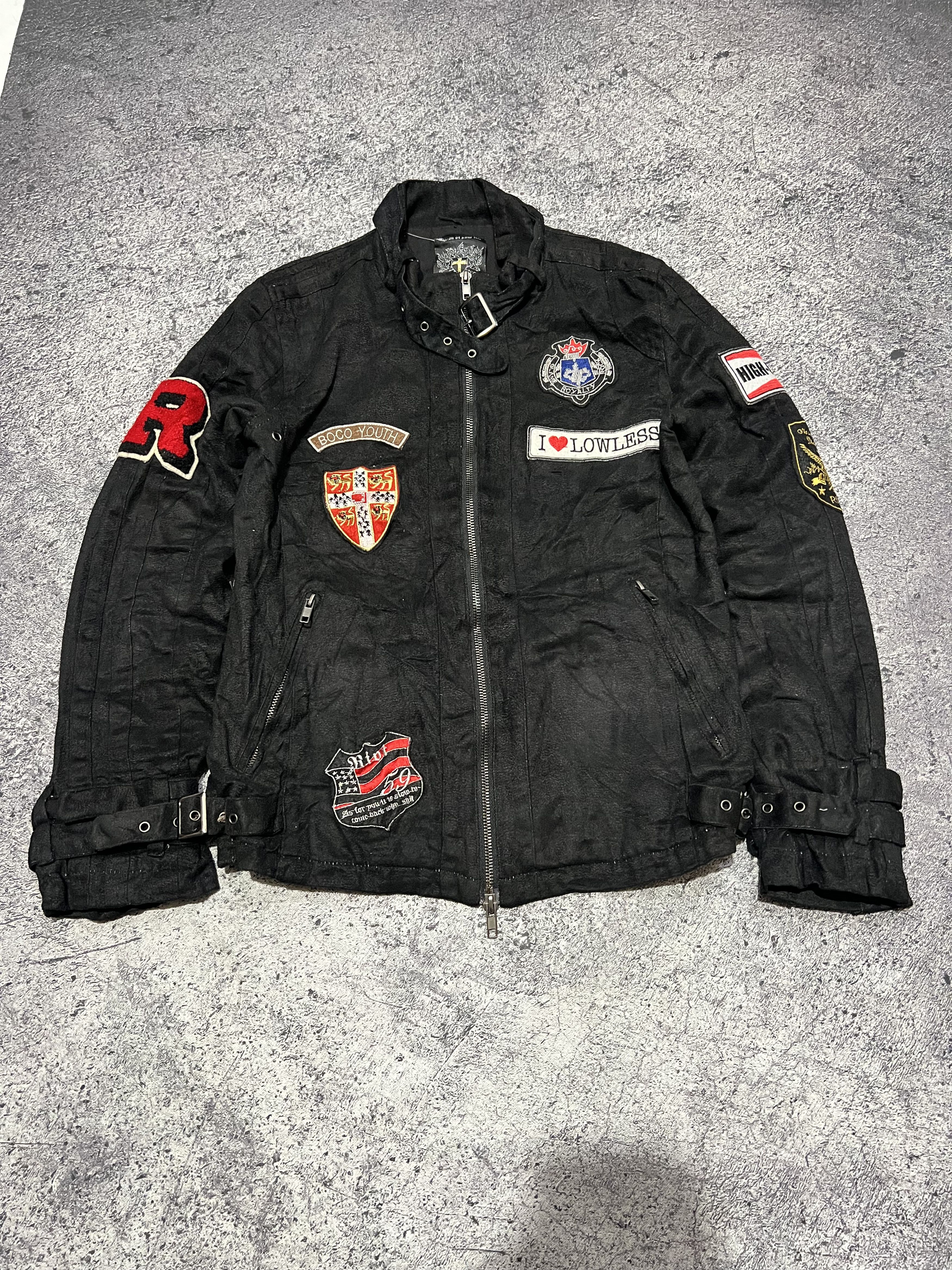 Japanese Brand 2000s Japanese Archive Ifsixwasnine Punk Biker Moleskin y2k Size US M / EU 48-50 / 2 - 1 Thumbnail