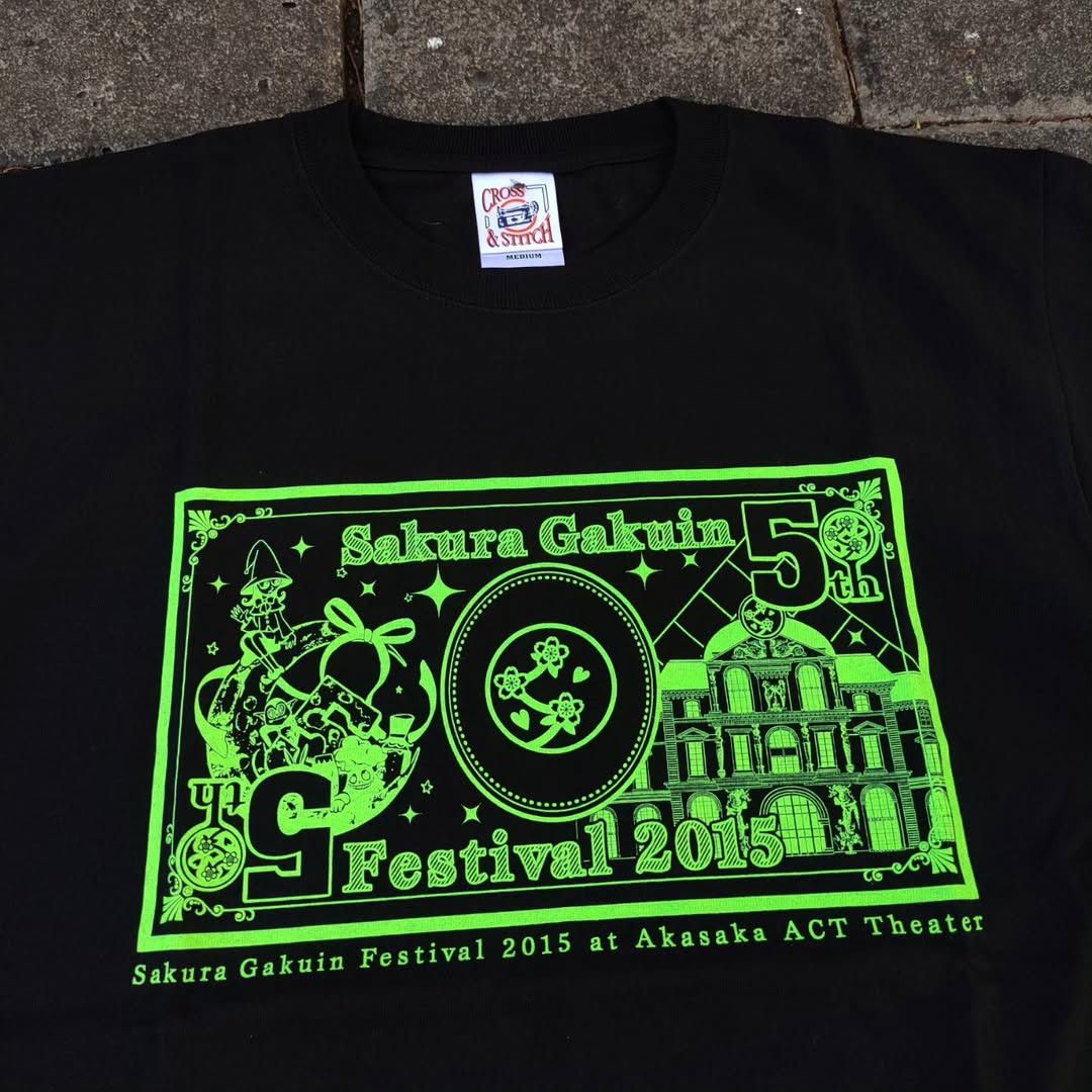 Band Tees Sakura Gakuin BABYMETAL Festival 2015 Idol Tee Size US M / EU 48-50 / 2 - 2 Thumbnail