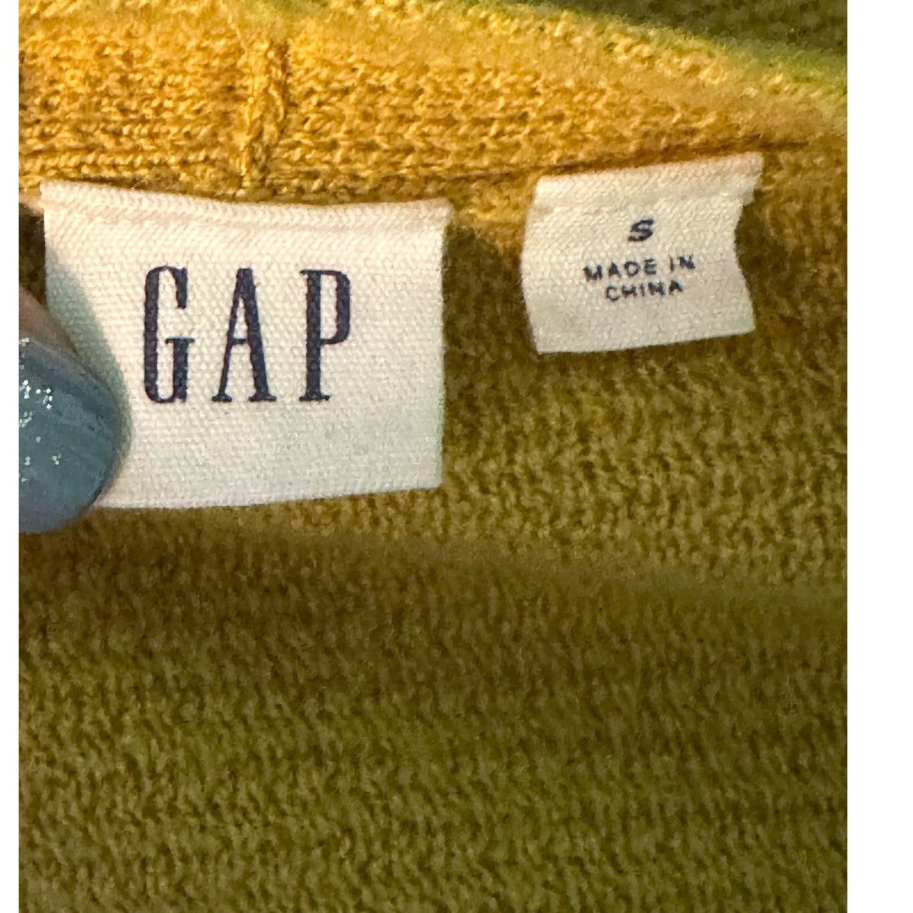 Gap Gap yellow long sleeves sweater v neck size Small Size S / US 4 / IT 40 - 3 Thumbnail