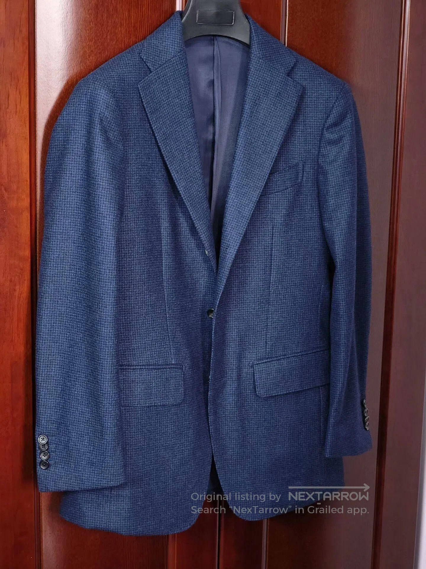Japanese Brand Elegant Italian Wool Blazer Jacket. Size US S / EU 44-46 / 1 - 1 Thumbnail