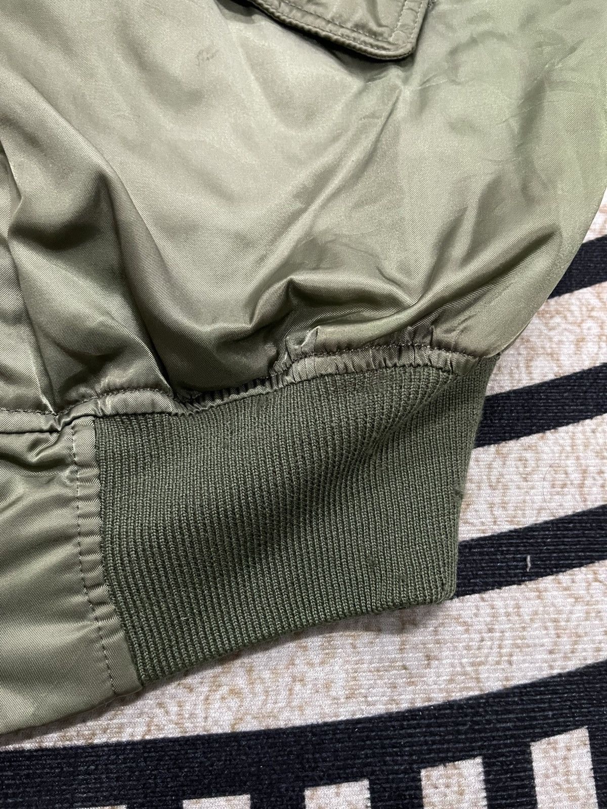 Vintage 70s HOUSTON FIELD JACKET M-1943 SUN FADED JACKET RARE Size US L / EU 52-54 / 3 - 8 Thumbnail