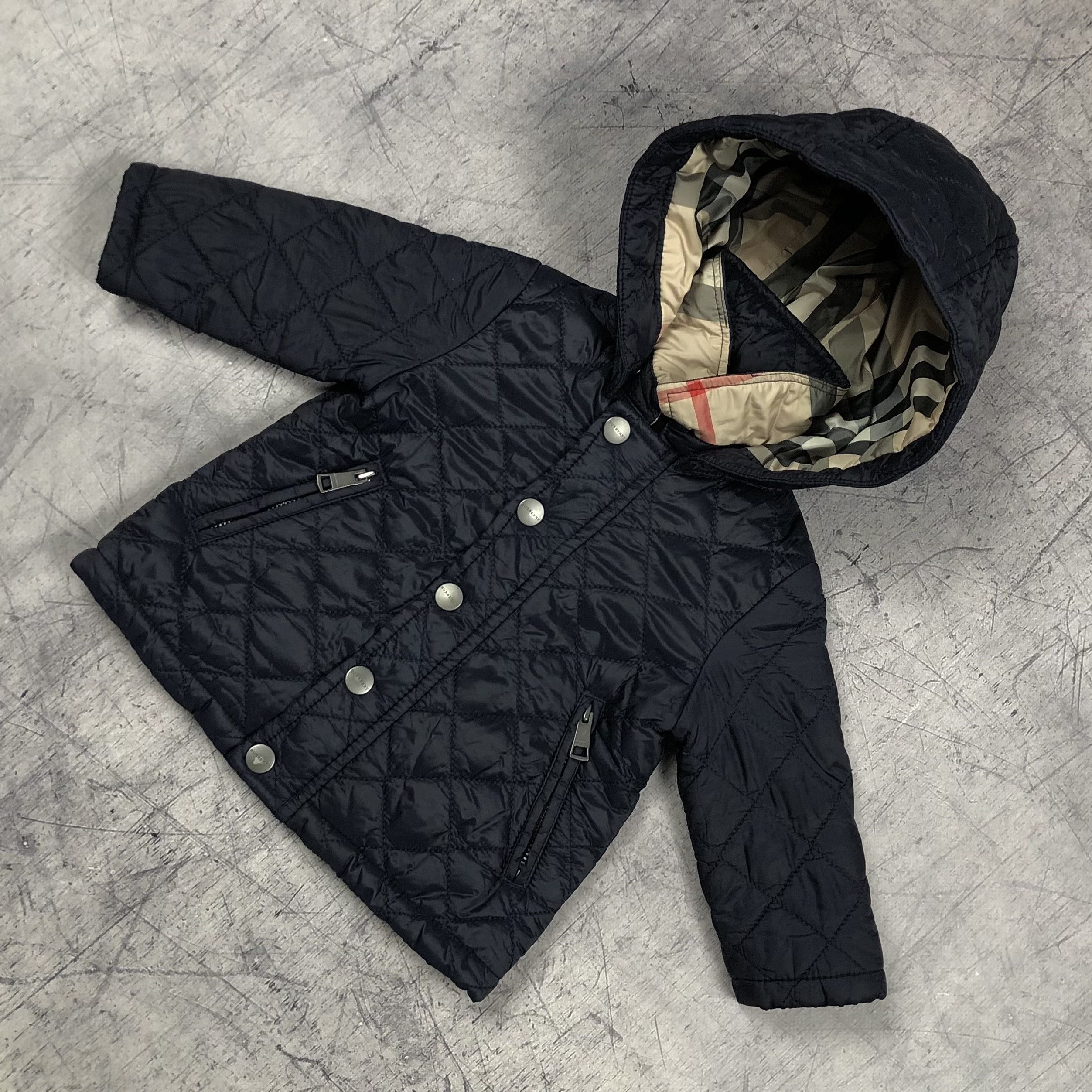 Burberry Burberry London Nova Check Quilted Liner Kids Jacket Size US XXS / EU 40 - 3 Thumbnail