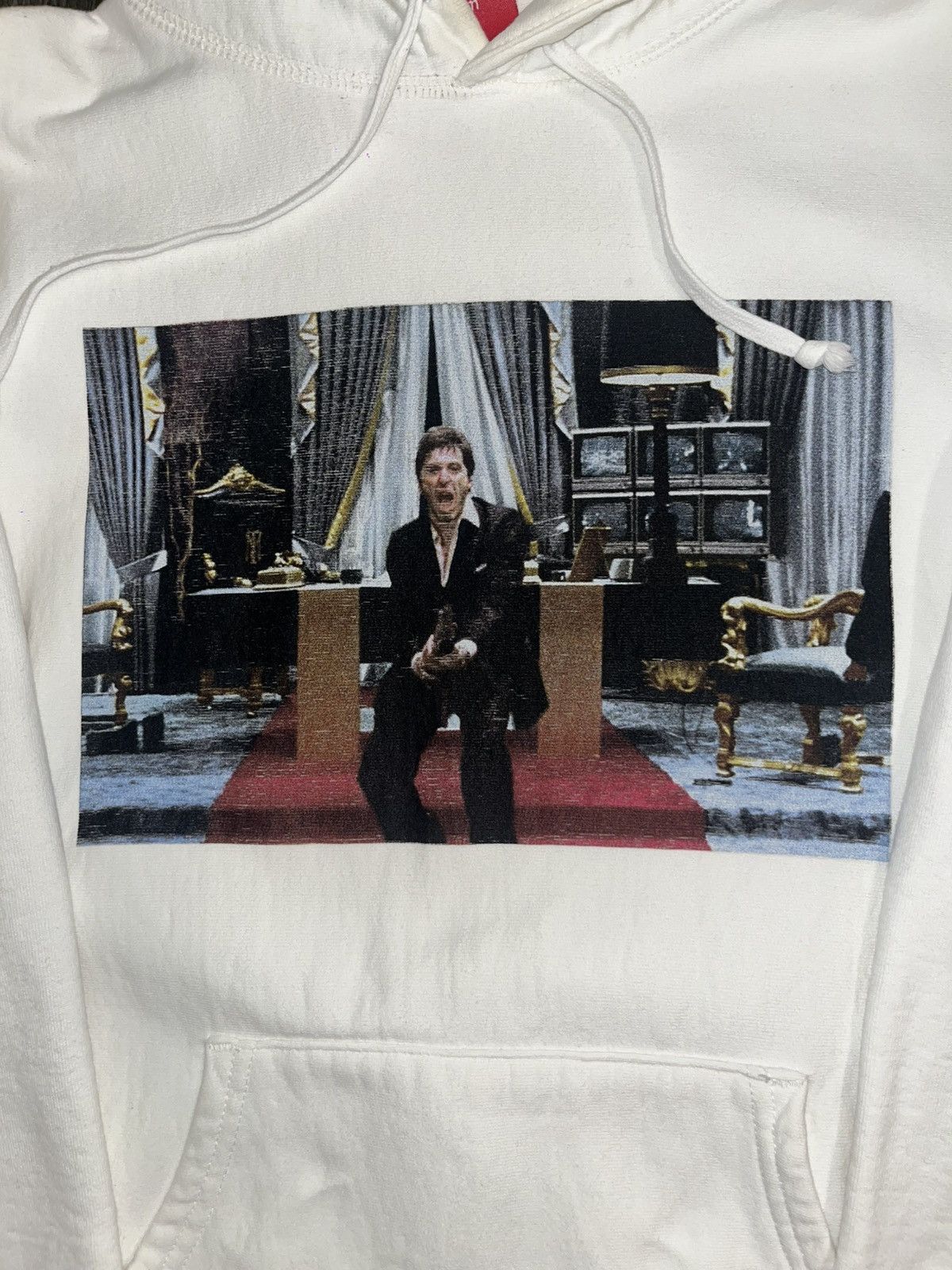 Supreme Supreme Scarface Hooded Sweatshirt White Size US M / EU 48-50 / 2 - 3 Thumbnail