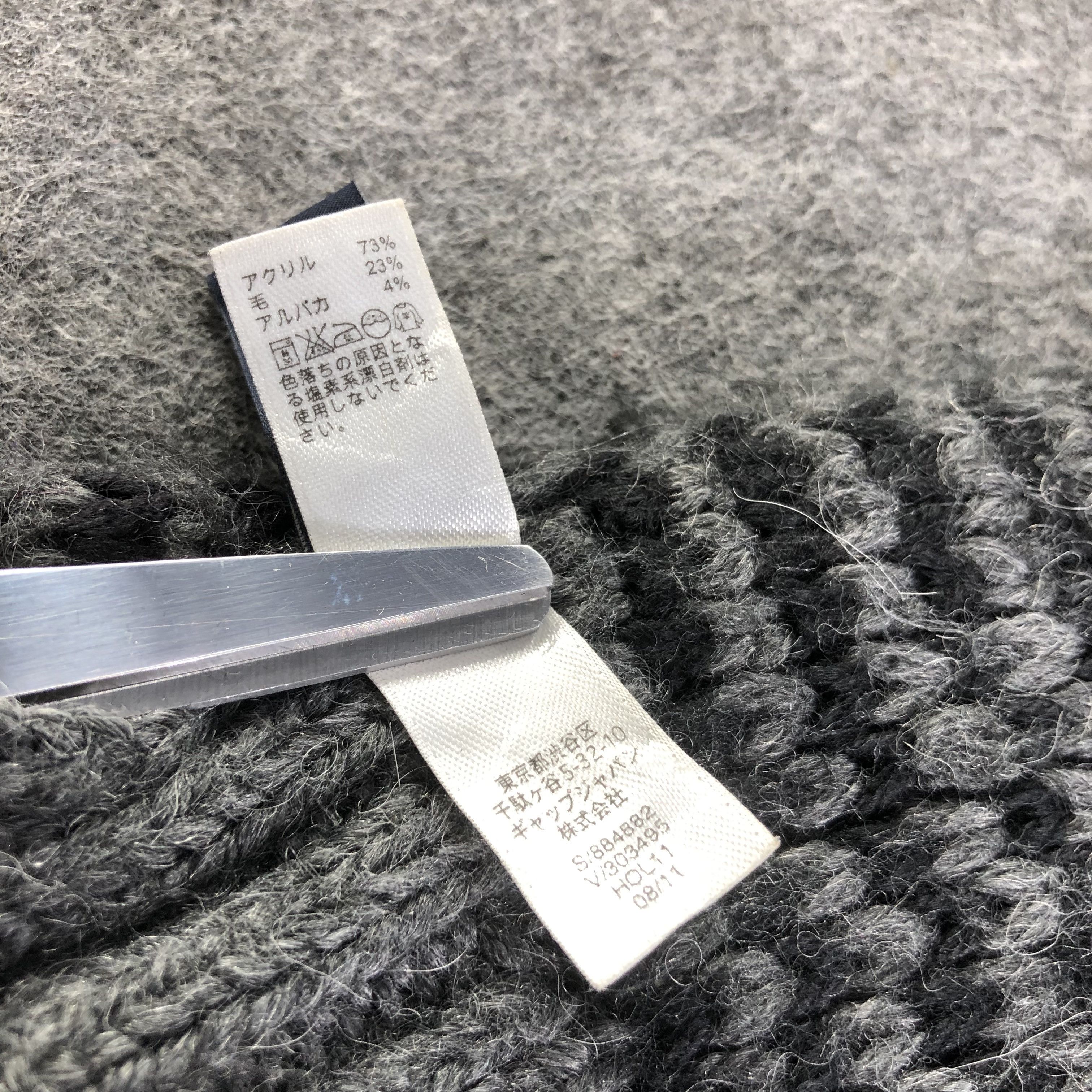 Gap GAP Knit Scarf Muffler V1598 Size ONE SIZE - 6 Thumbnail