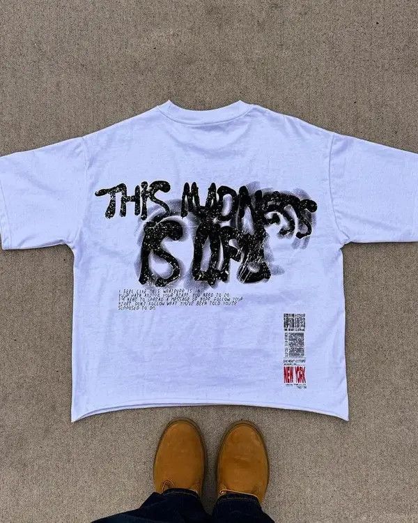 Other Messy Graphic This Madness is Life Printed Tshirt Size US M / EU 48-50 / 2 - 3 Thumbnail