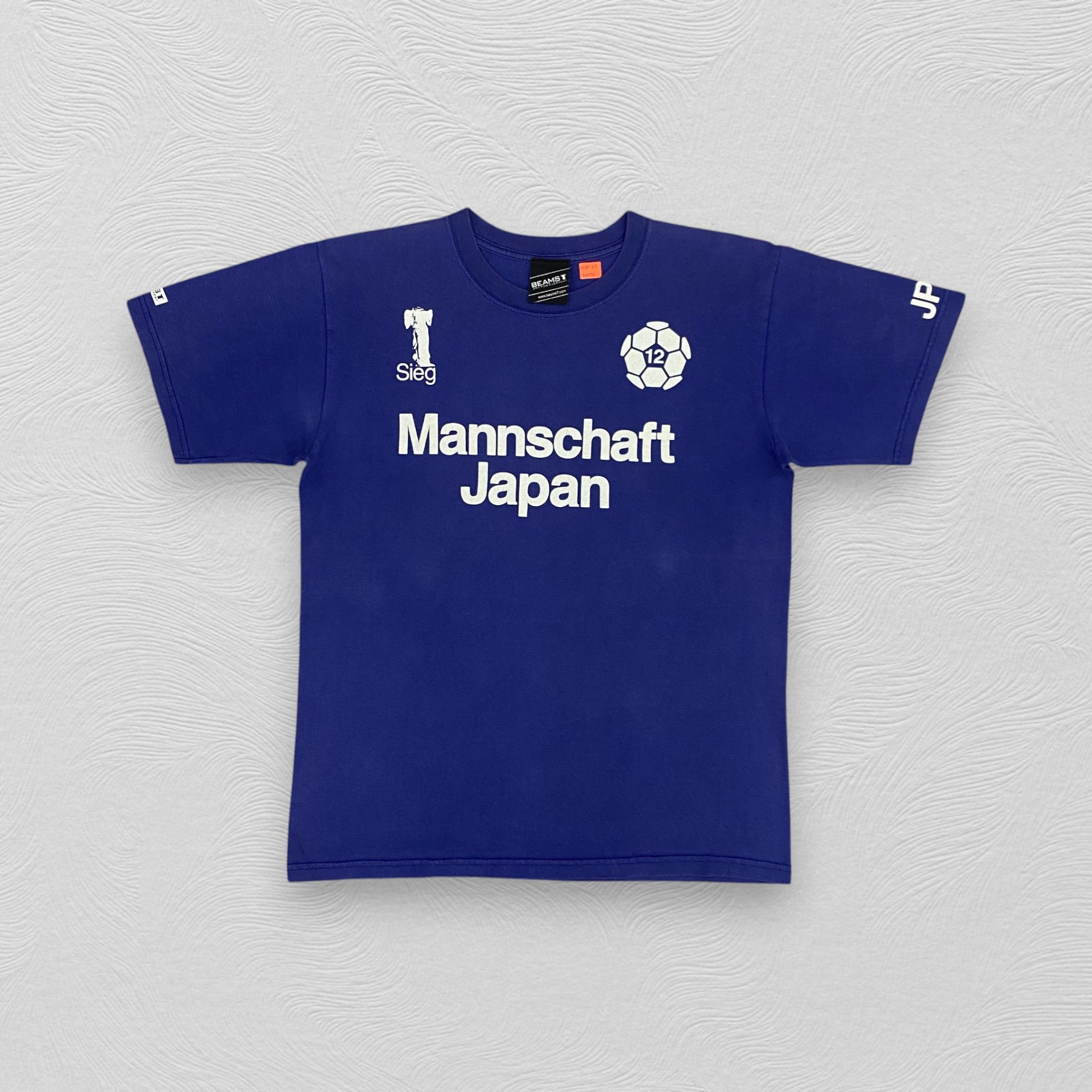 Beams Plus Vintage Beams Mannschaft Japan T-Shirt - H074 Size US M / EU 48-50 / 2 - 1 Thumbnail