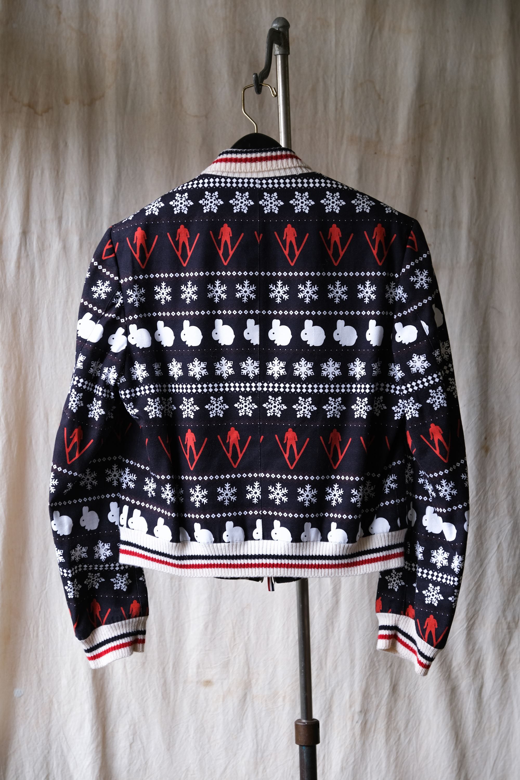 Thom Browne THOM BROWNE Joyce 2009F/W Pattern Blouson Jacket Size L / US 10 / IT 46 - 5 Thumbnail