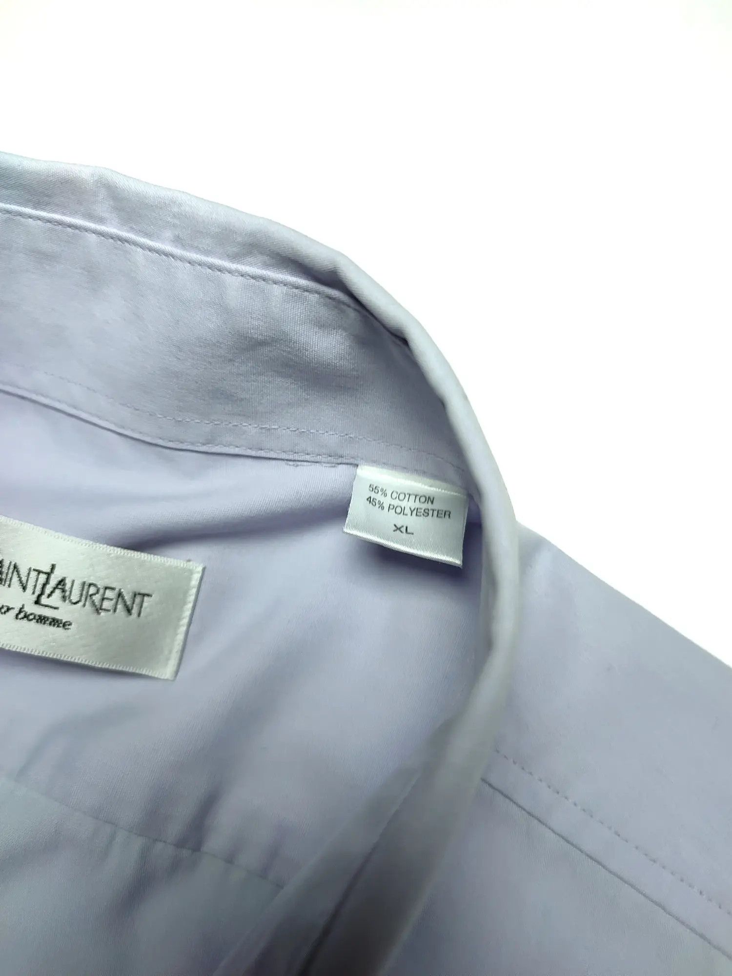 Vintage × Yves Saint Laurent Vintage YSL purple button shirt Size US XL / EU 56 / 4 - 7 Thumbnail
