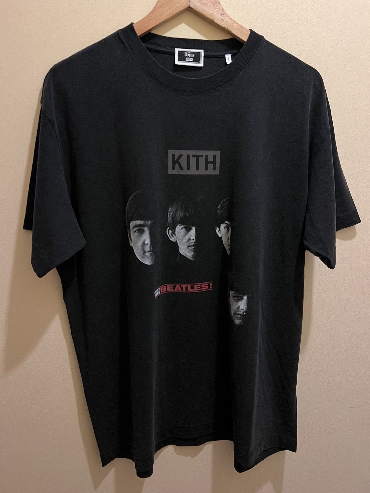 Kith Kith X the Beatles Meet the Beatles black tee | Grailed