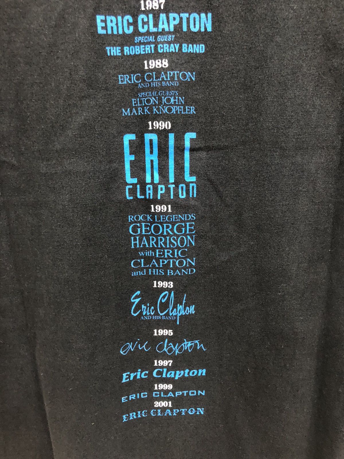 Band Tees × Vintage 2003 japan Tour Eric Clapton tee Size US L / EU 52-54 / 3 - 5 Thumbnail