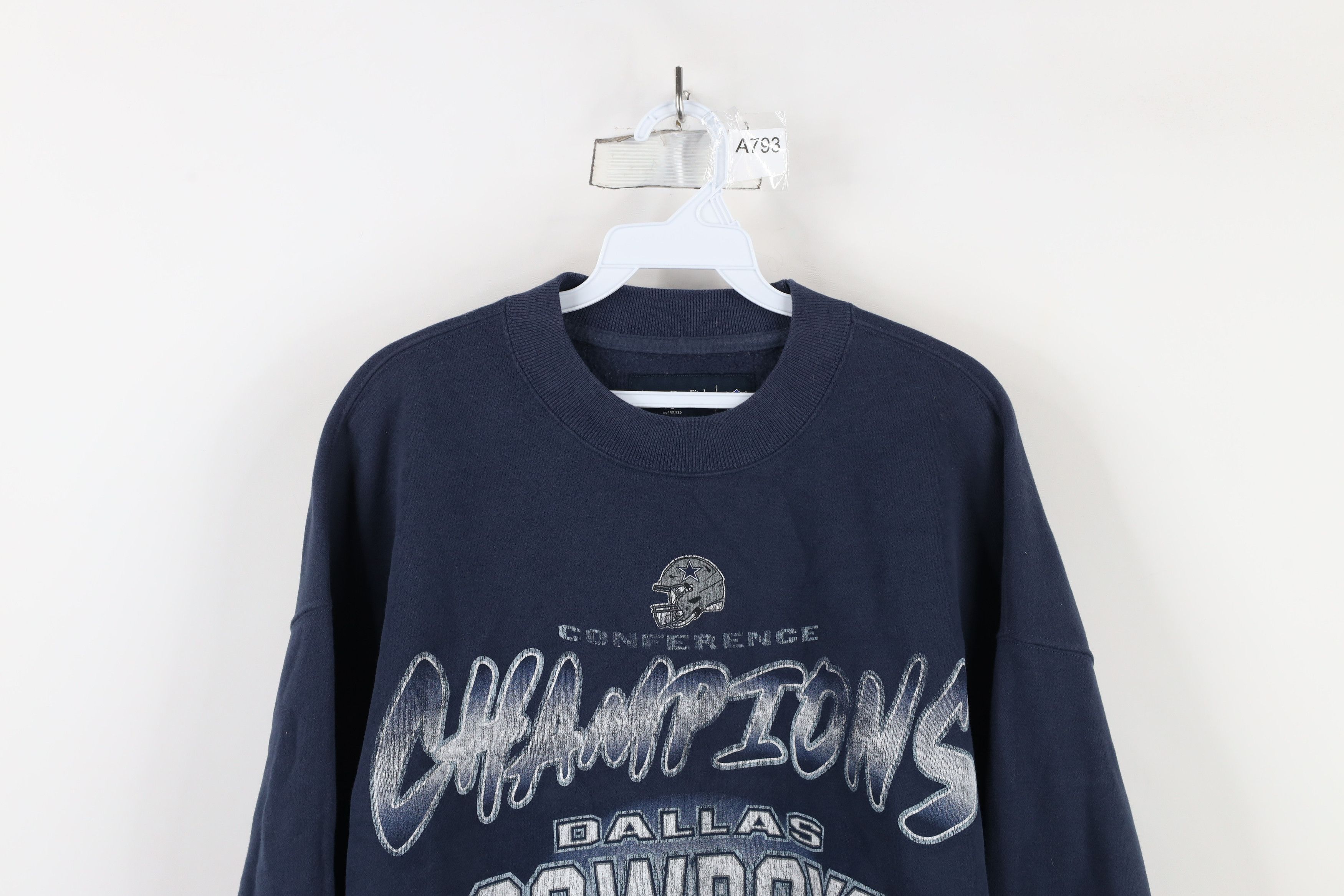 Abercrombie & Fitch × Vintage Abercrombie & Fitch x NFL Dallas Cowboys Sweatshirt Blue Size S / US 4 / IT 40 - 2 Thumbnail