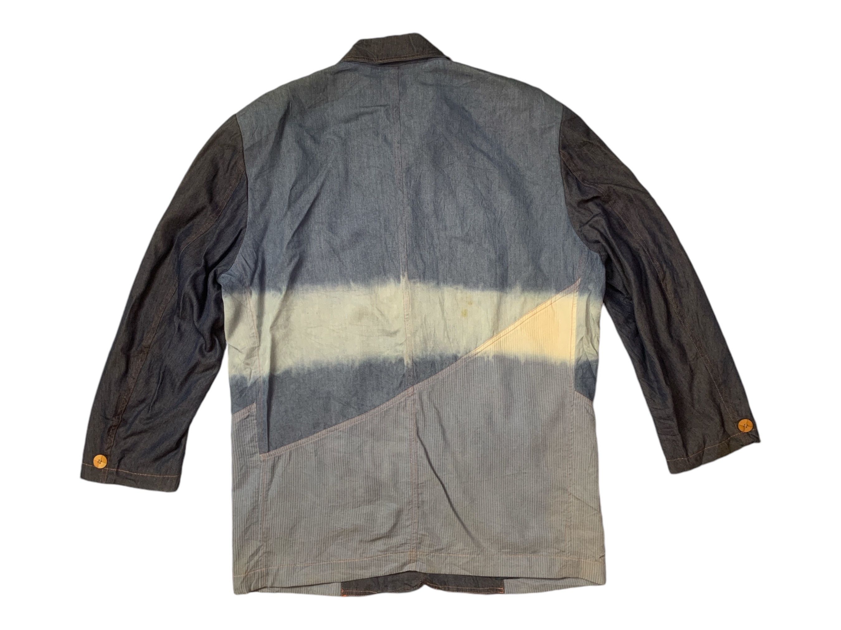 Designer × Japanese Brand Rare Design Deporte Texa Soft Denim Coats Size XL / US 12-14 / IT 48-50 - 2 Thumbnail