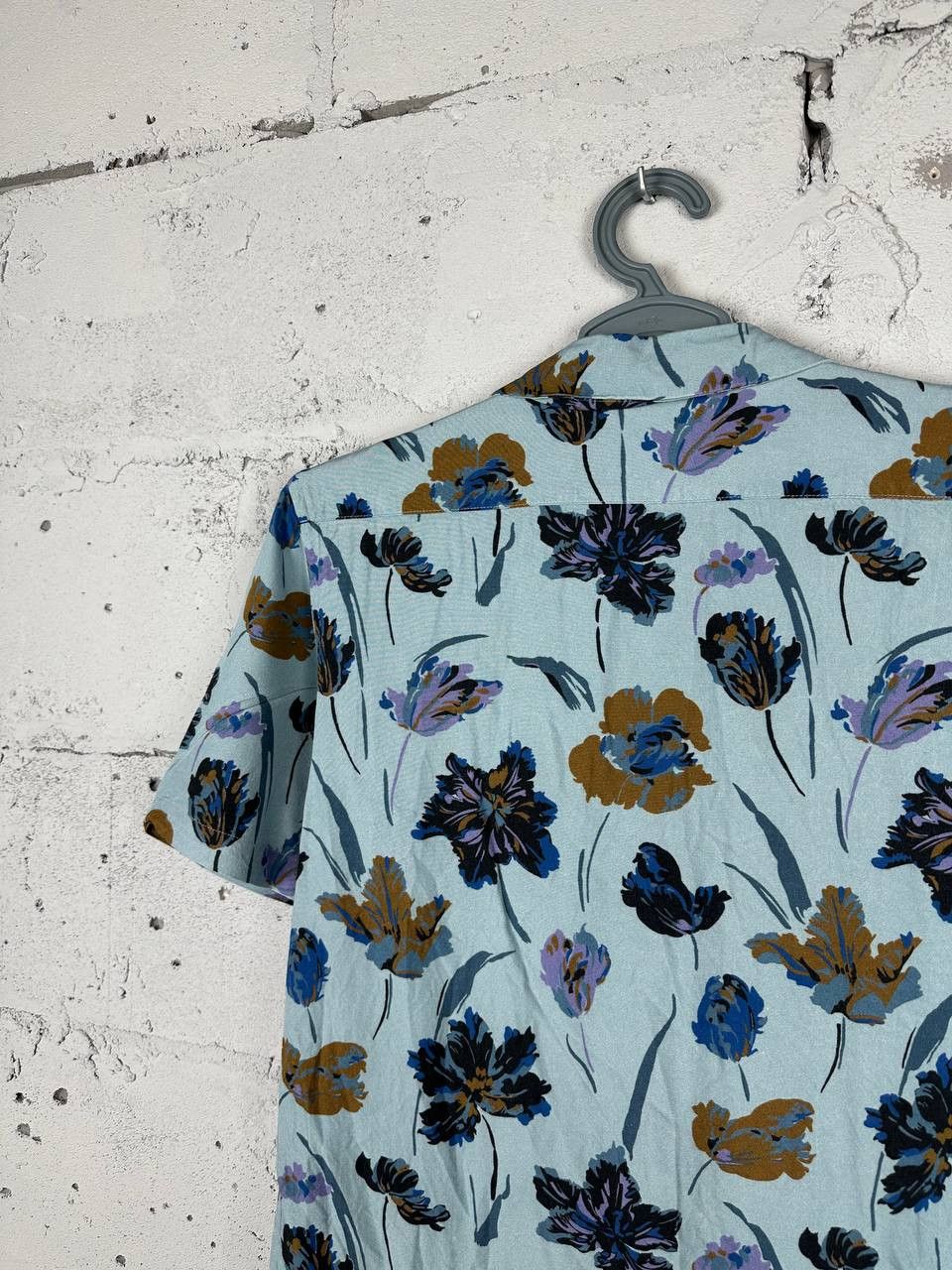 Paul Smith Paul Smith Iconic Flower Printed Short Sleeve Shirt Size US M / EU 48-50 / 2 - 9 Thumbnail