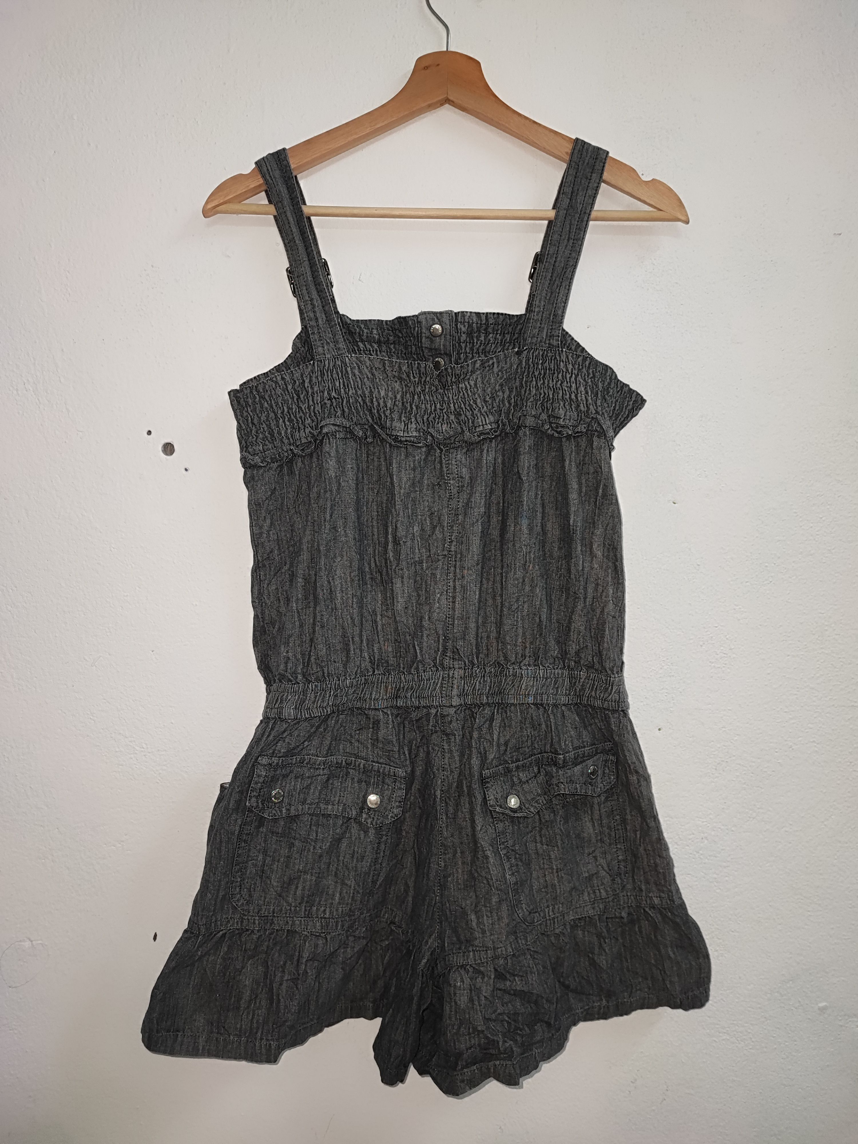 Burberry × Vintage Burberry Overall Jumpsuit Rompers Size 28" / US 6 / IT 42 - 14 Thumbnail