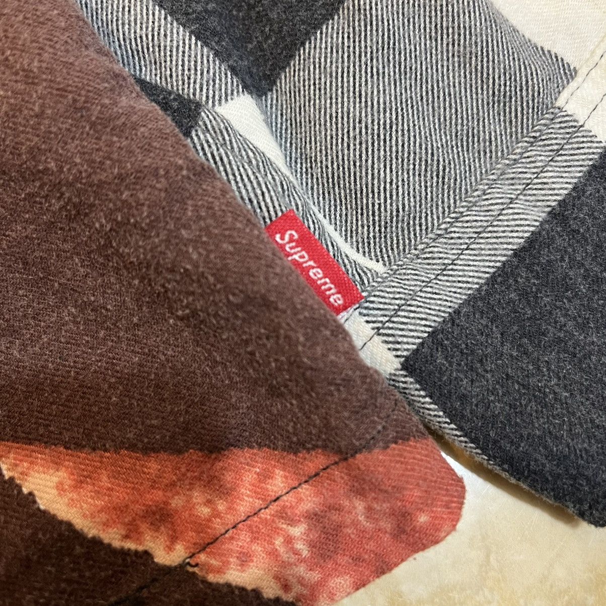 Supreme SS18 Supreme Martin Luther King MLK Zip Up Flannel Shirt Size US S / EU 44-46 / 1 - 7 Thumbnail