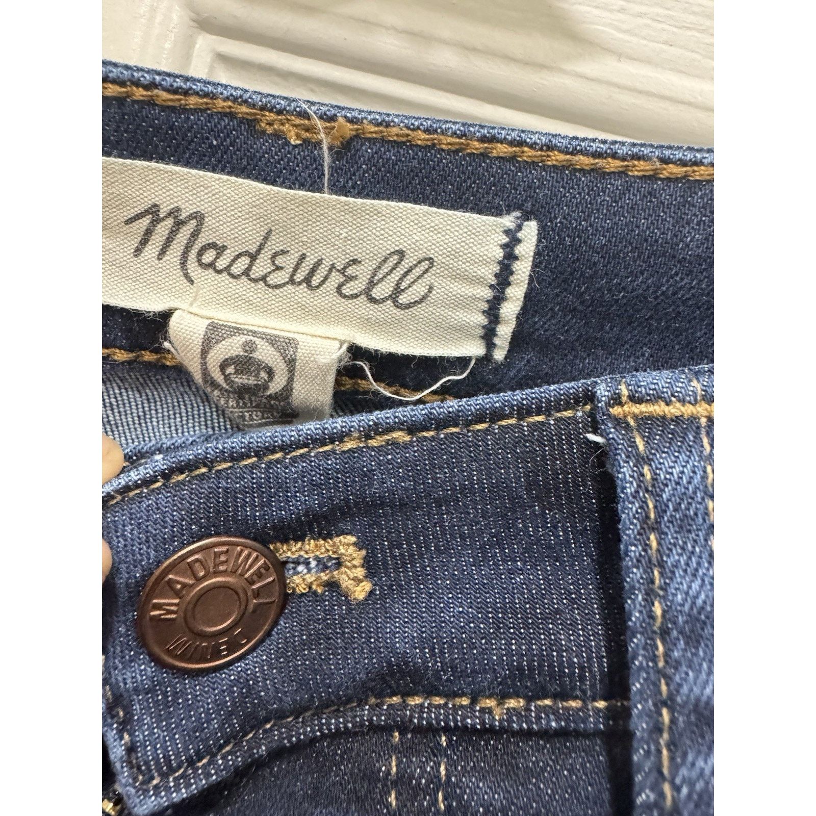 Madewell Madewell Curvy Cali Demi-Boot Dark Wash Jeans Sz 26 Size 26" / US 2 / IT 38 - 4 Thumbnail