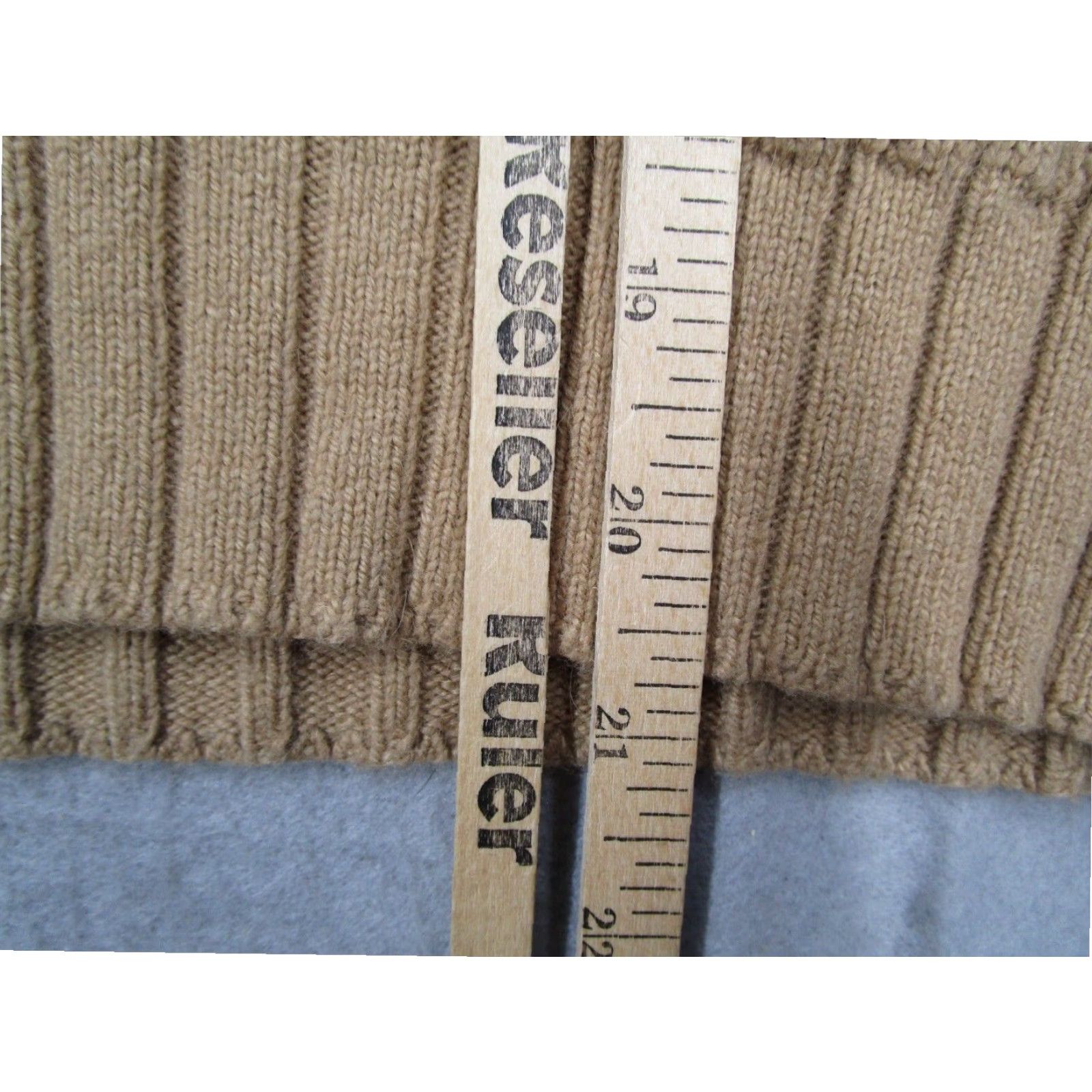 Ralph Lauren Ralph Lauren Polo Jeans Cable Knit Pullover Sweater Womens Medium Beige Hoodie Size M / US 6-8 / IT 42-44 - 6 Thumbnail