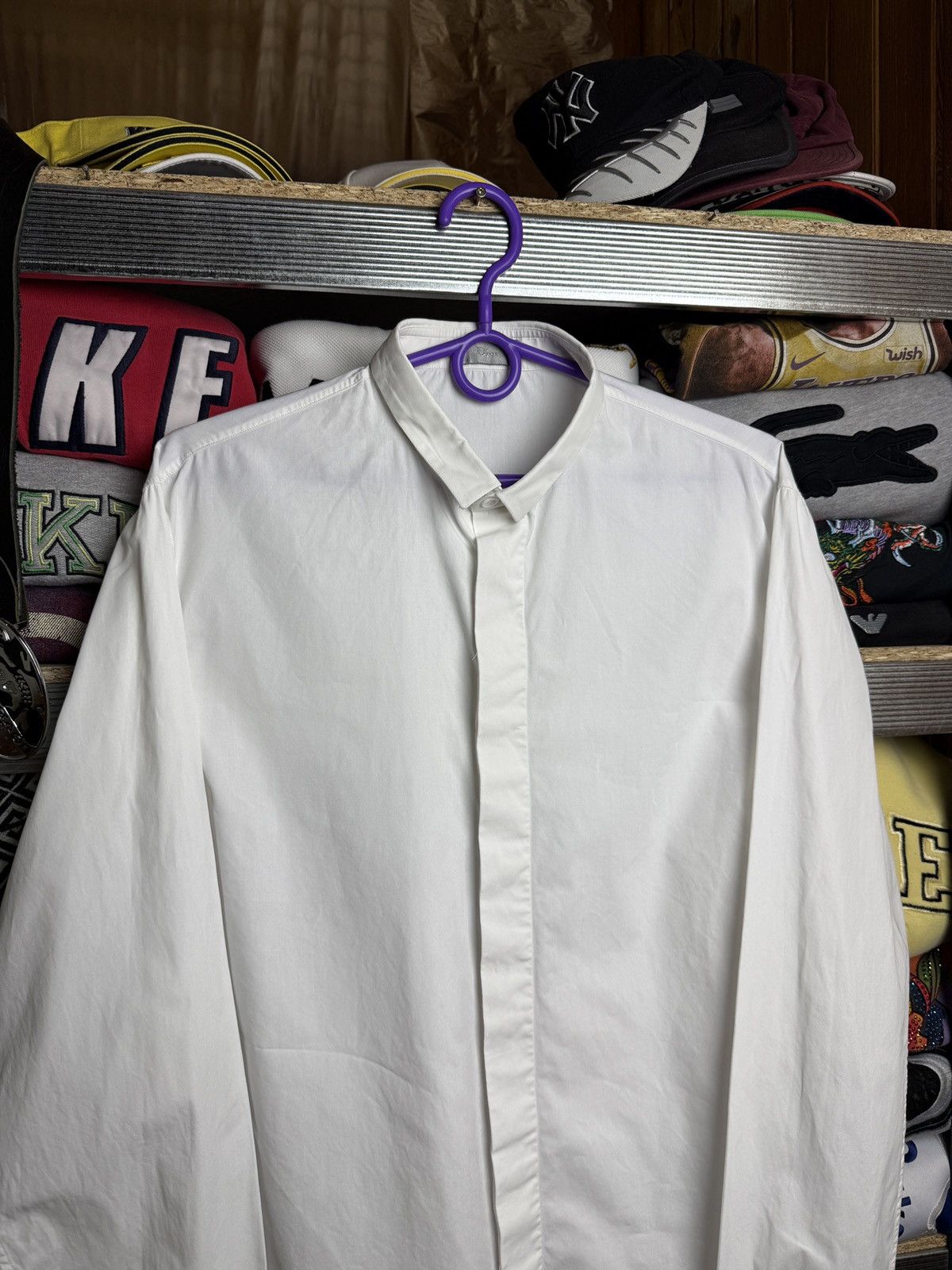 Dior Dior Homme White Luxury Shirt Size US M / EU 48-50 / 2 - 3 Thumbnail