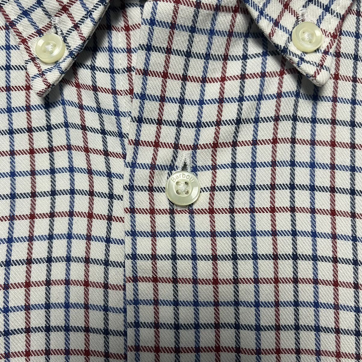 Barbour × Designer Vintage Barbour Checkered Flannel Shirt Luxury Button Down Size US M / EU 48-50 / 2 - 7 Thumbnail